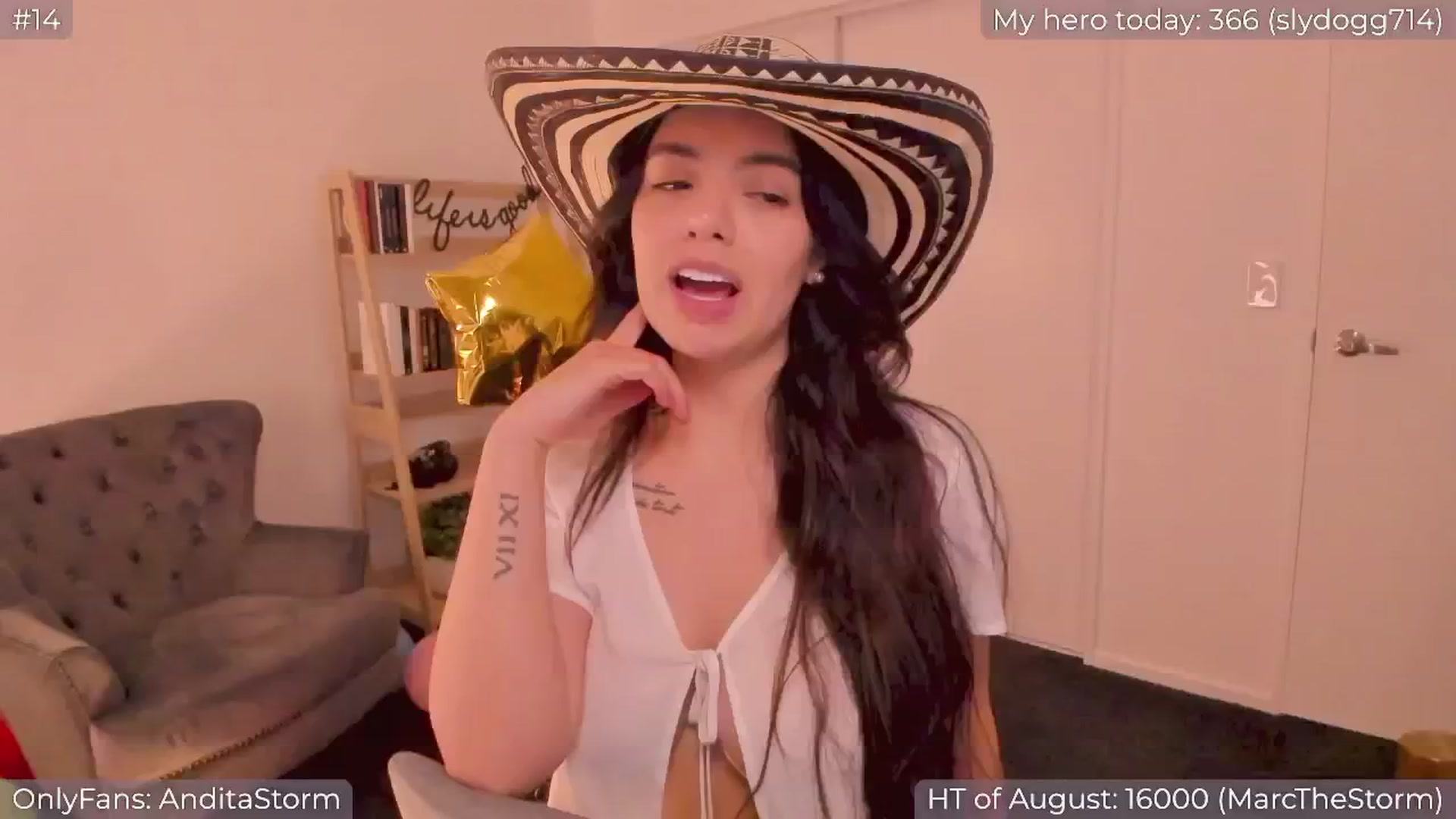 Gallery image thumbnail from AnditaStorm's myfreecams stream on, 08/29/2024, 05:20 image 15 of 20
