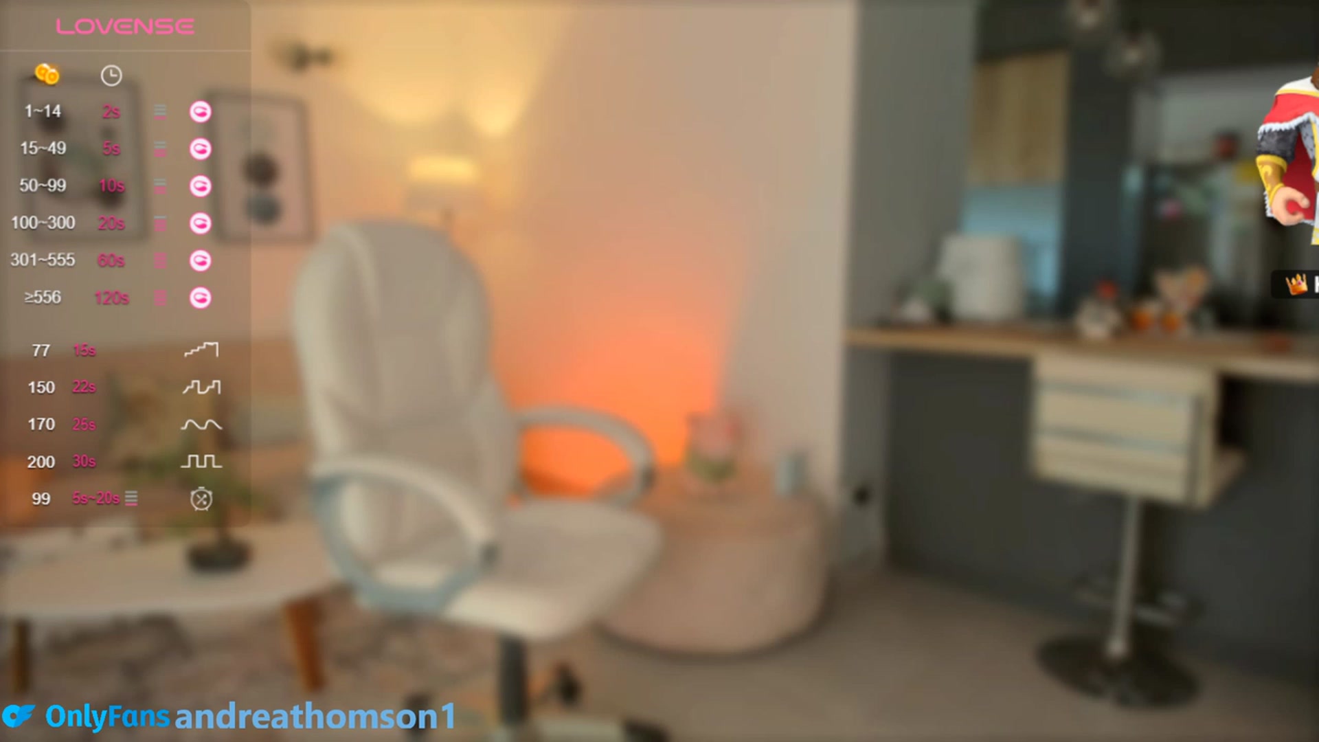 Gallery image thumbnail from AndreaThomson's myfreecams stream on, 09/06/2023, 17:23 image 9 of 20
