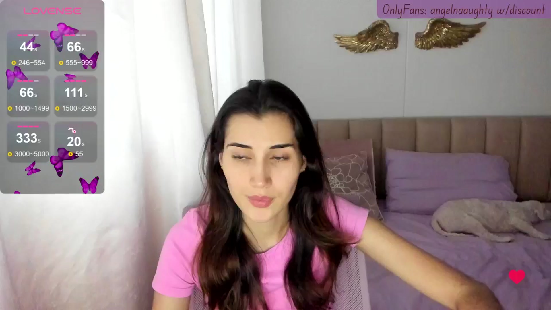 Gallery image thumbnail from Angelnaaughty's myfreecams stream on, 08/12/2024, 23:56 image 1 of 20