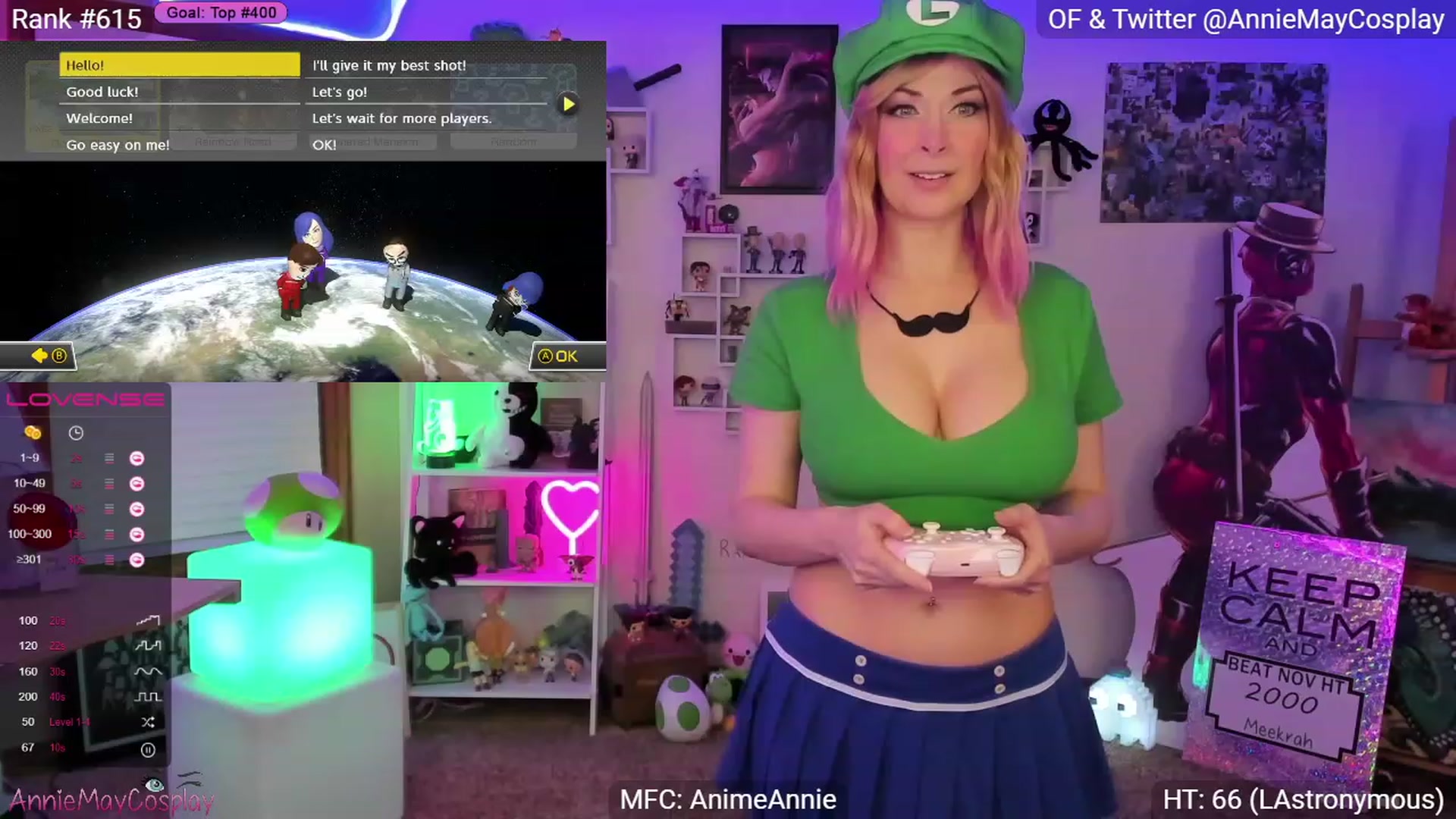 Gallery image thumbnail from AnimeAnnie's myfreecams stream on, 11/15/2022, 04:07 image 2 of 20