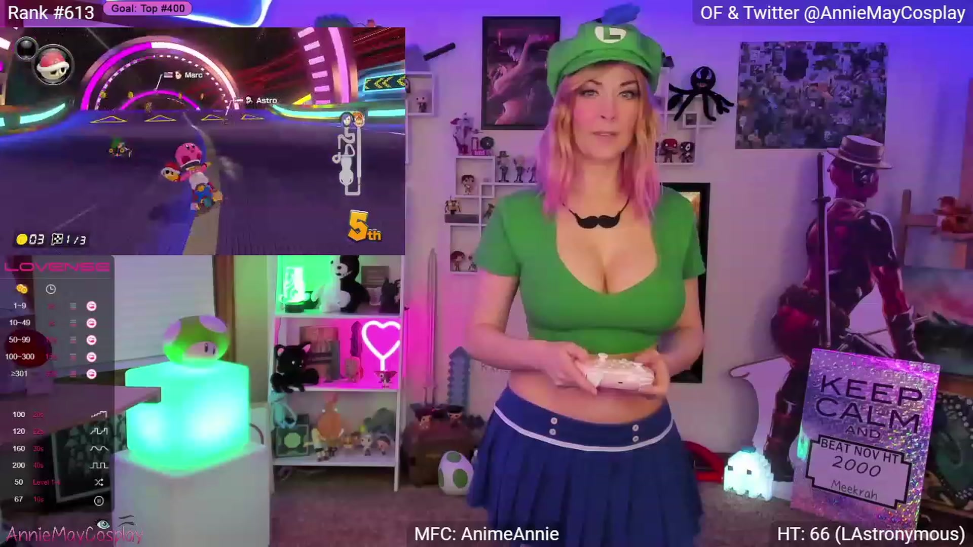 Gallery image thumbnail from AnimeAnnie's myfreecams stream on, 11/15/2022, 04:07 image 4 of 20