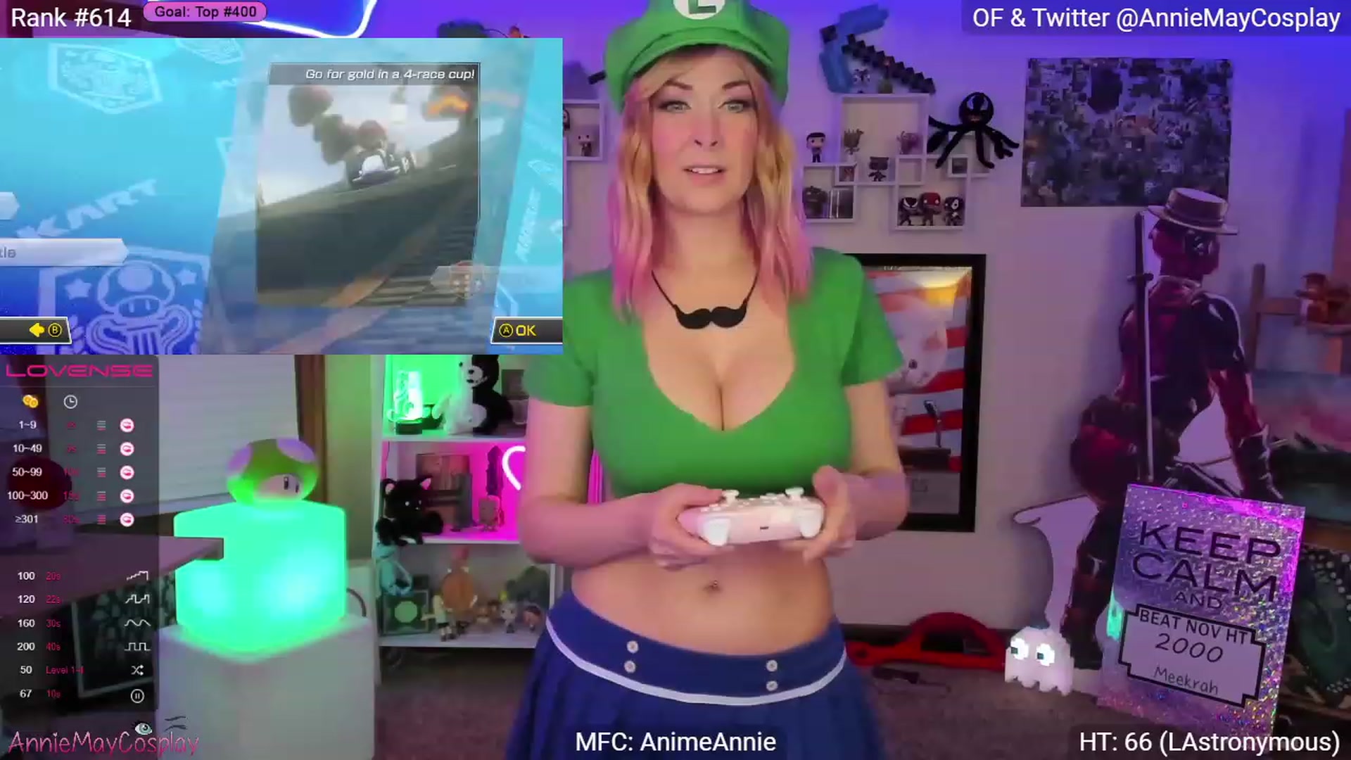 Gallery image thumbnail from AnimeAnnie's myfreecams stream on, 11/15/2022, 04:07 image 1 of 20