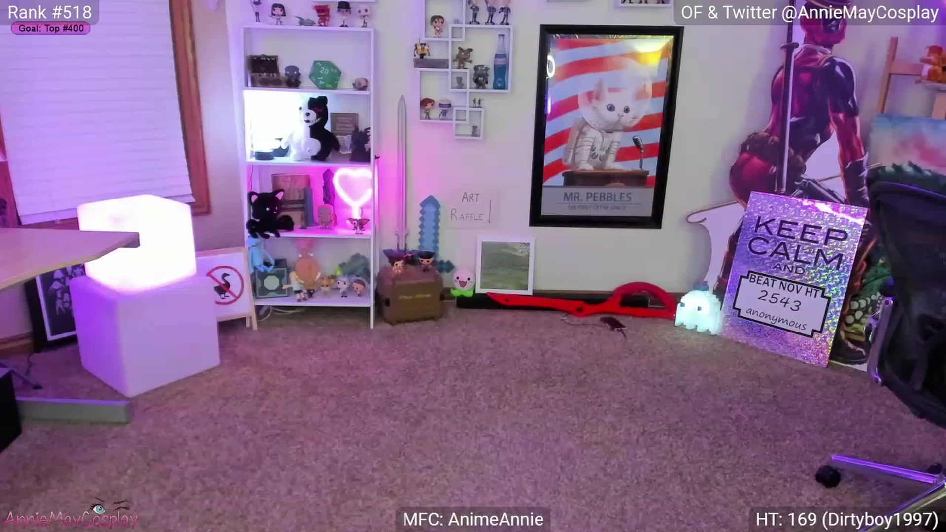 Gallery image thumbnail from AnimeAnnie's myfreecams stream on, 11/18/2022, 04:23 image 1 of 20