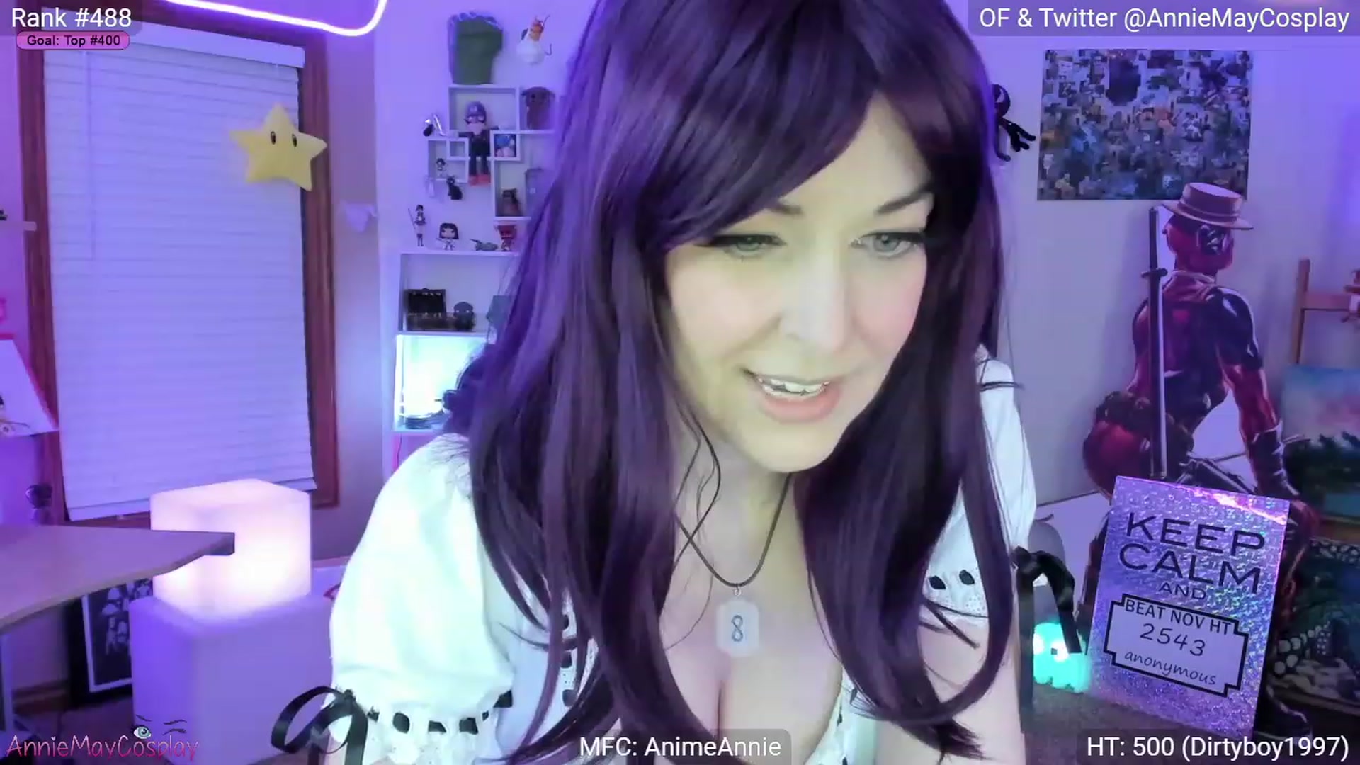 Gallery image thumbnail from AnimeAnnie's myfreecams stream on, 11/18/2022, 04:23 image 6 of 20