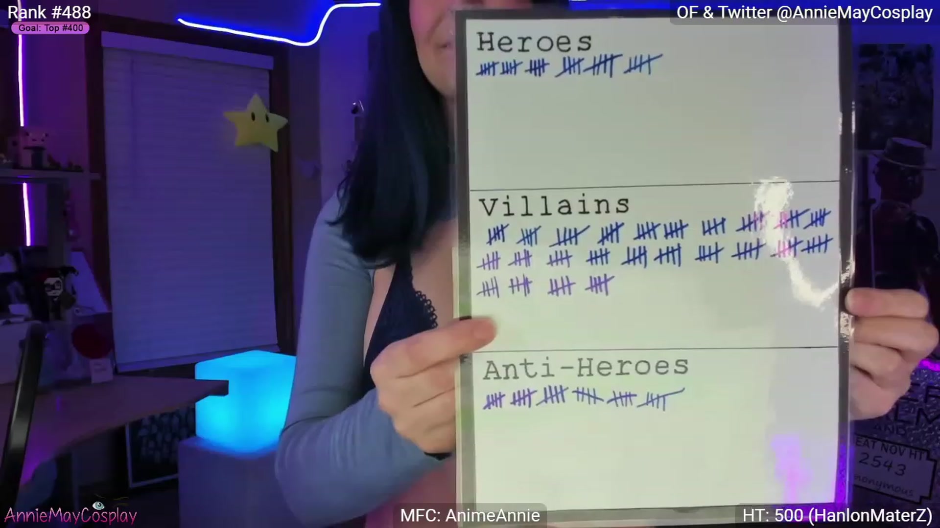 Gallery image thumbnail from AnimeAnnie's myfreecams stream on, 11/20/2022, 03:37 image 2 of 20