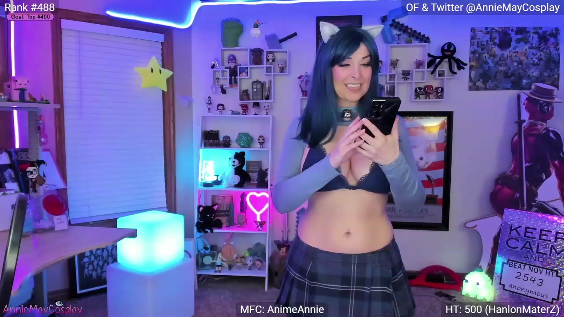 Gallery image thumbnail from AnimeAnnie's myfreecams stream on, 11/20/2022, 03:37 image 3 of 20