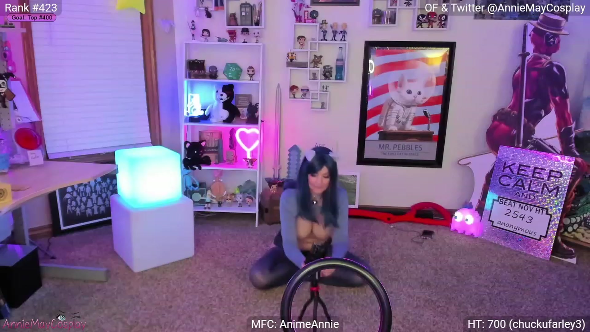 Gallery image thumbnail from AnimeAnnie's myfreecams stream on, 11/20/2022, 05:47 image 8 of 20