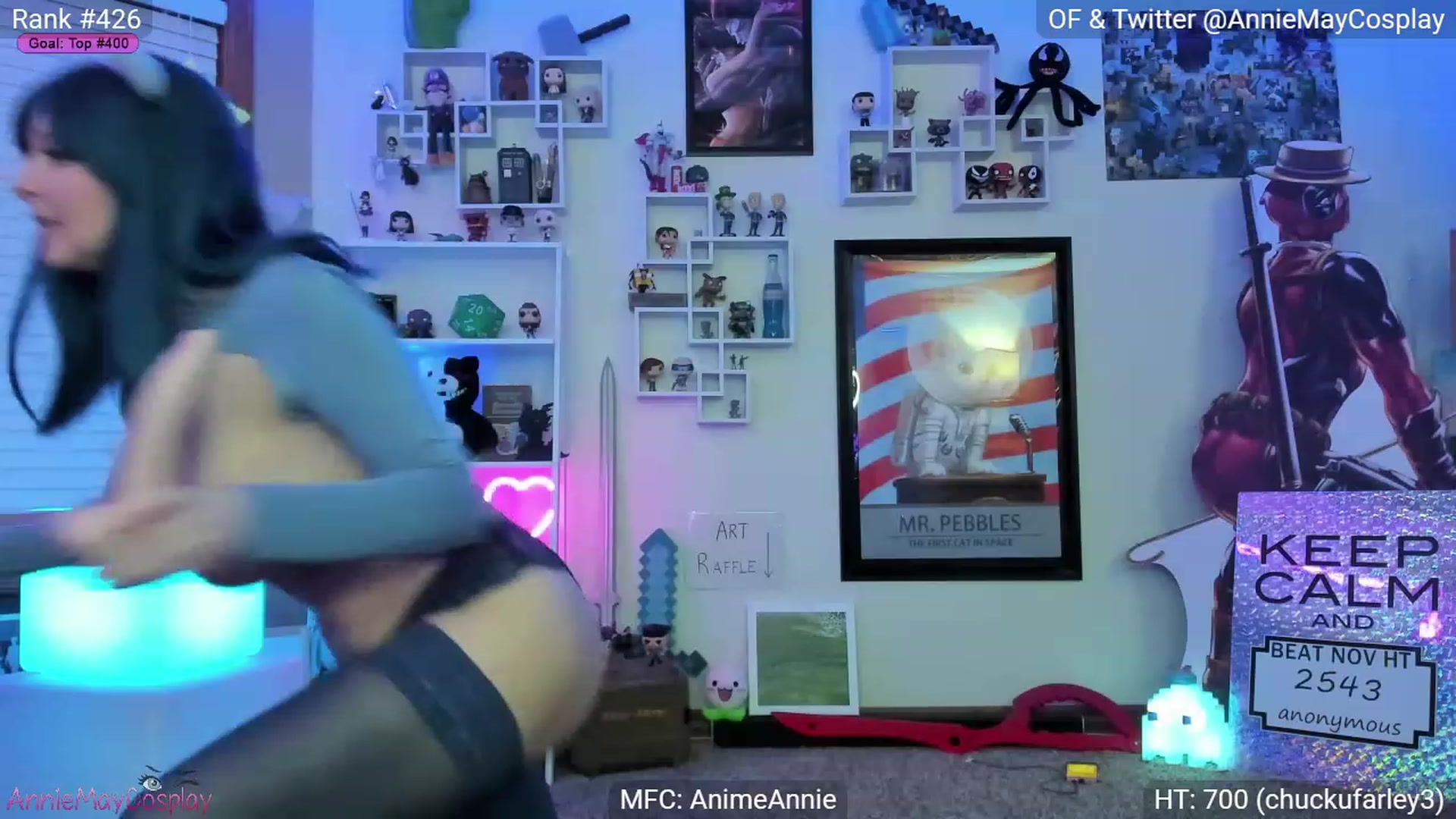 Gallery image thumbnail from AnimeAnnie's myfreecams stream on, 11/20/2022, 05:47 image 5 of 20