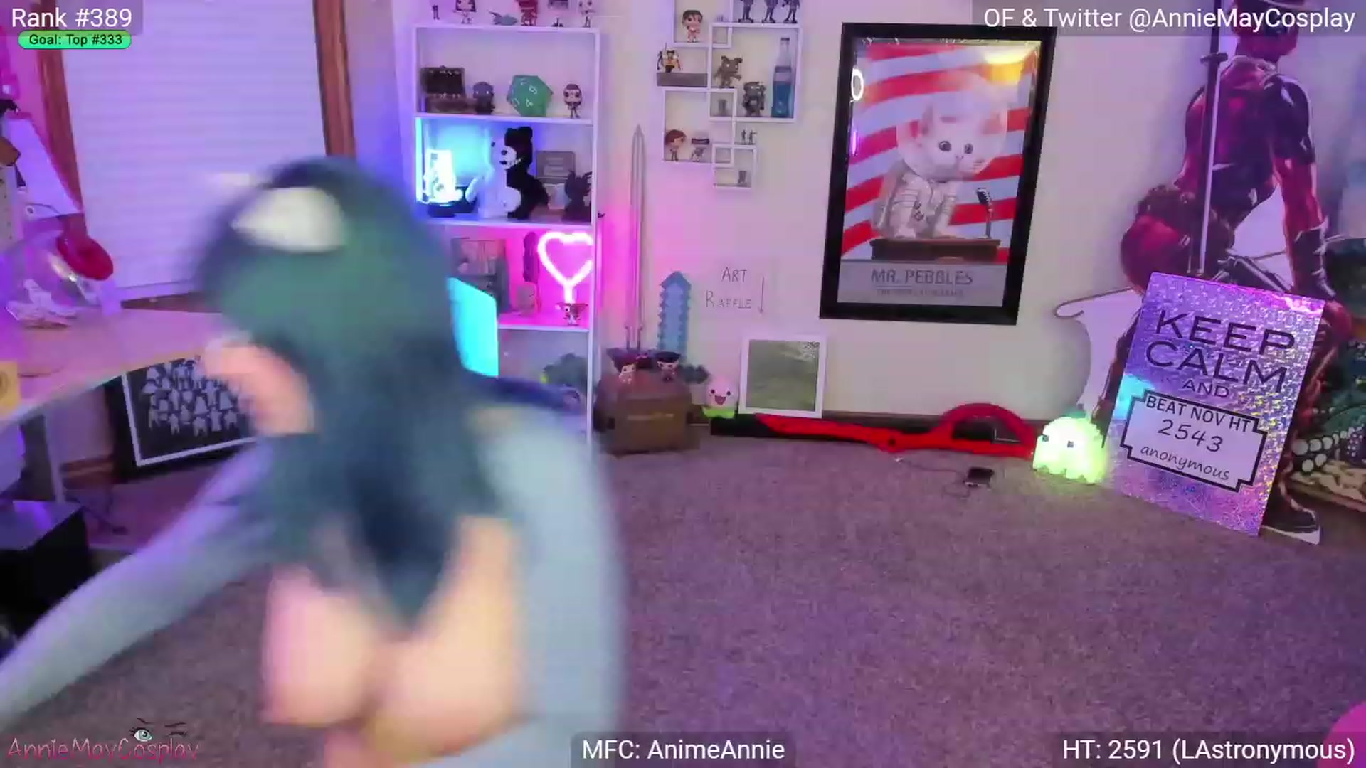Gallery image thumbnail from AnimeAnnie's myfreecams stream on, 11/20/2022, 05:47 image 15 of 20