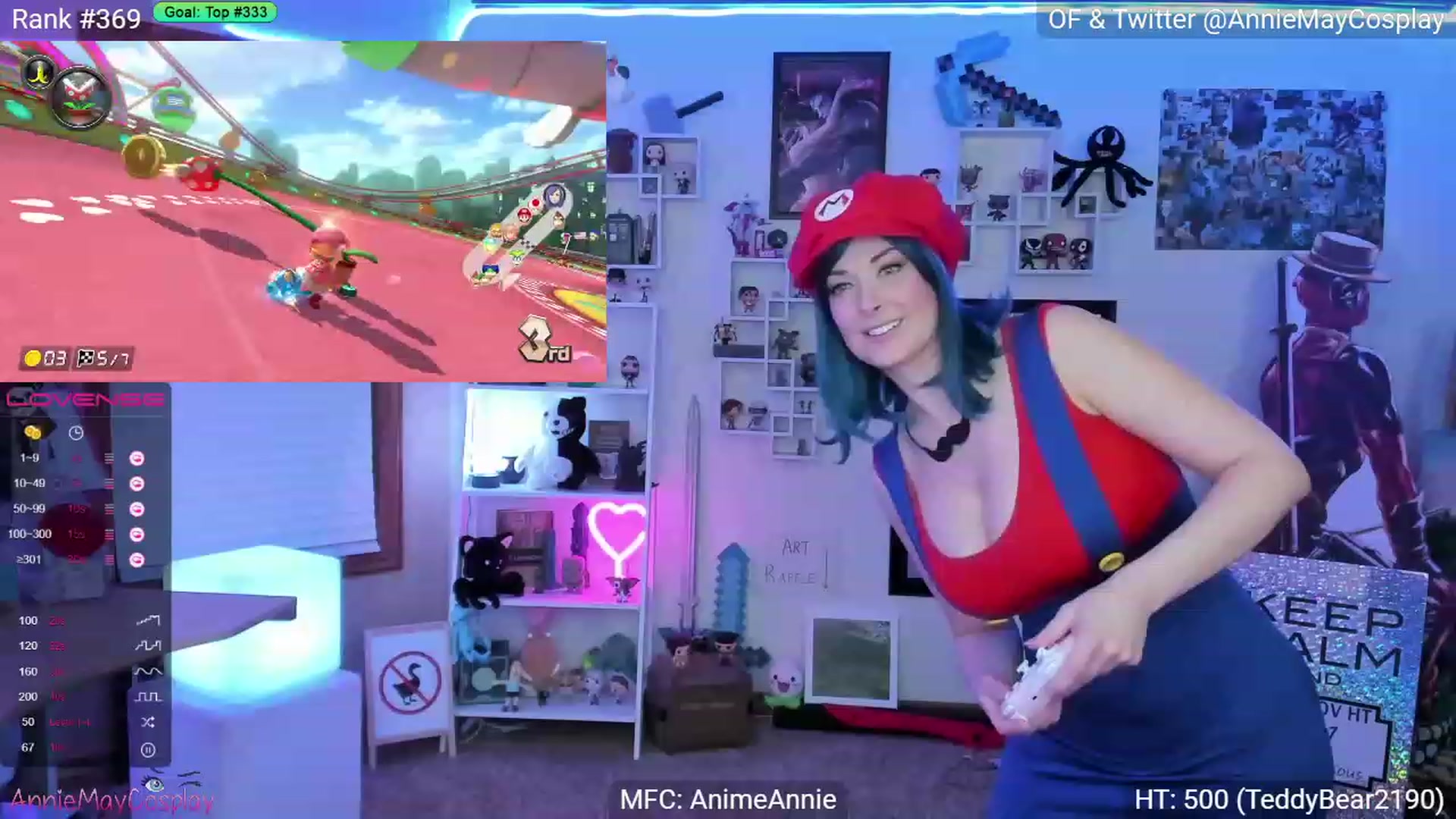 Gallery image thumbnail from AnimeAnnie's myfreecams stream on, 11/22/2022, 04:07 image 1 of 20