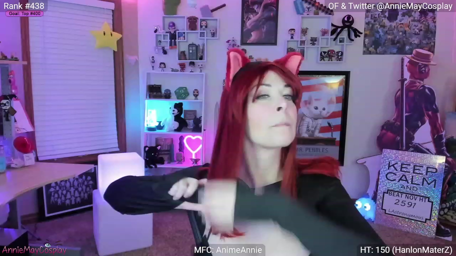 Gallery image thumbnail from AnimeAnnie's myfreecams stream on, 11/27/2022, 02:30 image 12 of 20