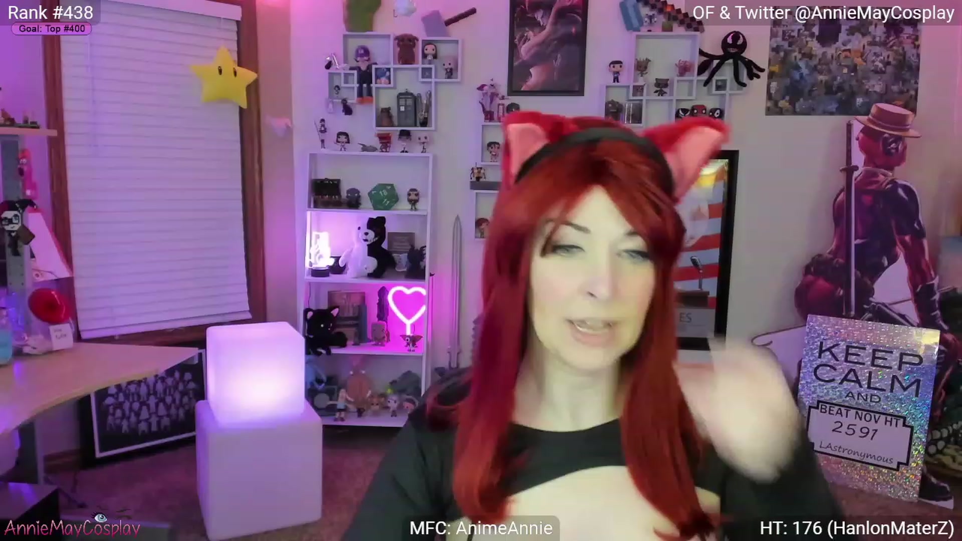 Gallery image thumbnail from AnimeAnnie's myfreecams stream on, 11/27/2022, 02:30 image 13 of 20