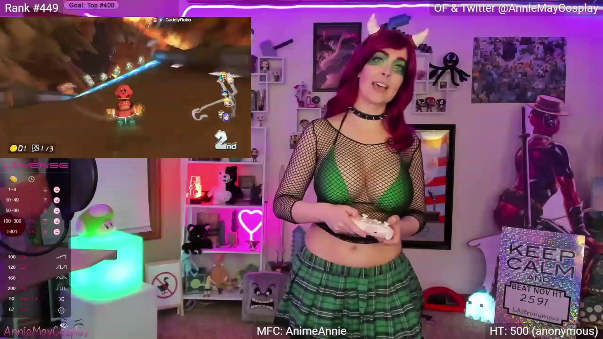 Gallery image thumbnail from AnimeAnnie's myfreecams stream on, 11/29/2022, 04:15 image 4 of 20