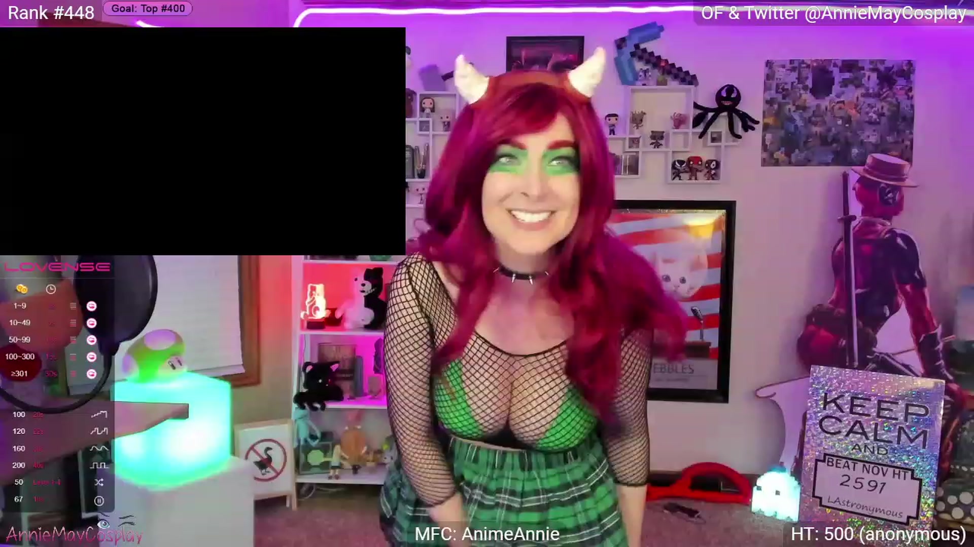 Gallery image thumbnail from AnimeAnnie's myfreecams stream on, 11/29/2022, 04:15 image 12 of 20