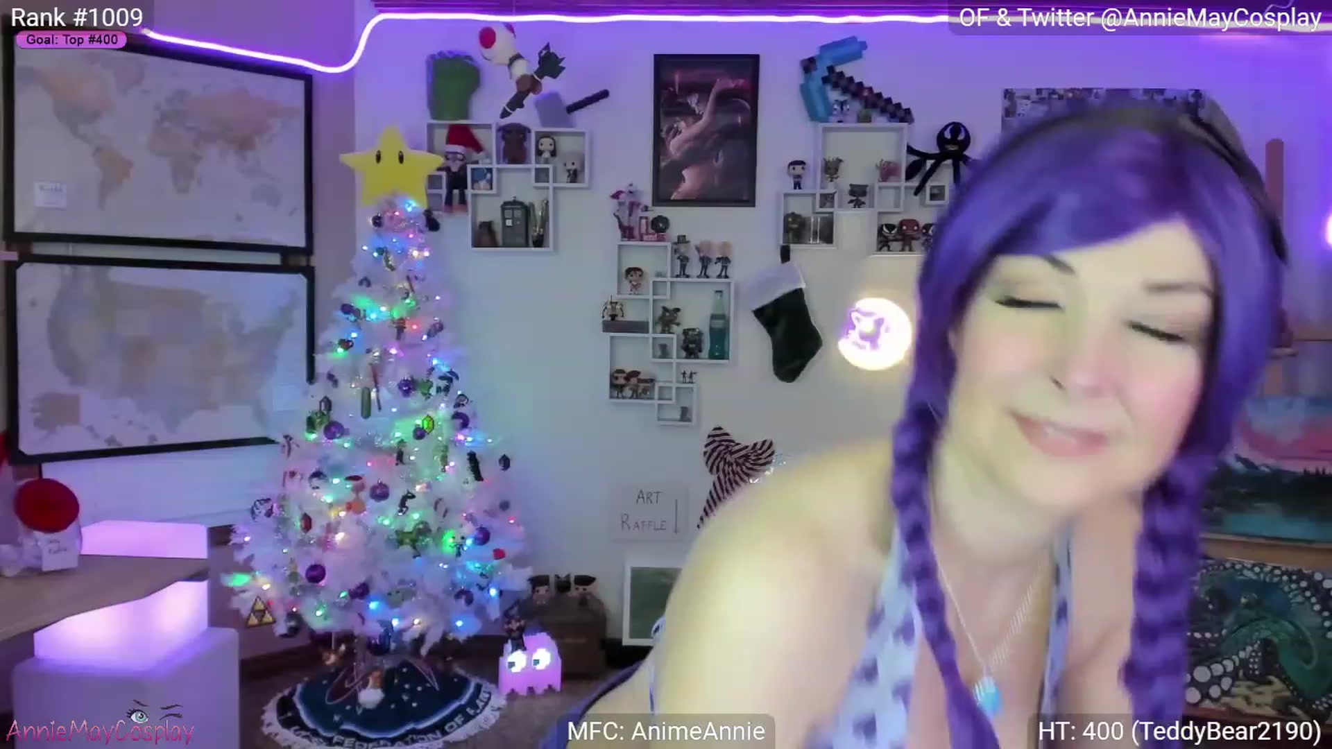 Gallery image thumbnail from AnimeAnnie's myfreecams stream on, 12/02/2022, 05:36 image 3 of 20