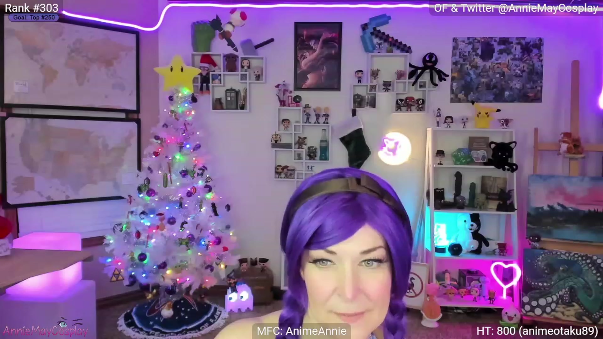 Gallery image thumbnail from AnimeAnnie's myfreecams stream on, 12/02/2022, 05:36 image 9 of 20