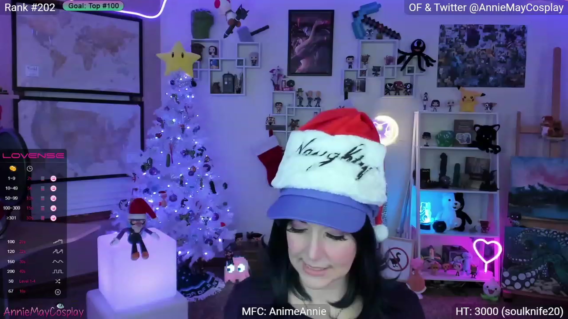 Gallery image thumbnail from AnimeAnnie's myfreecams stream on, 12/06/2022, 03:17 image 7 of 20