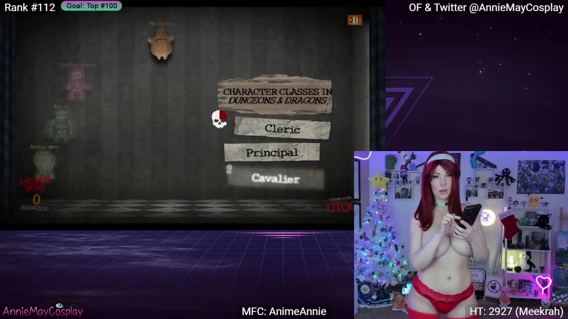 Gallery image thumbnail from AnimeAnnie's myfreecams stream on, 12/08/2022, 05:12 image 10 of 20
