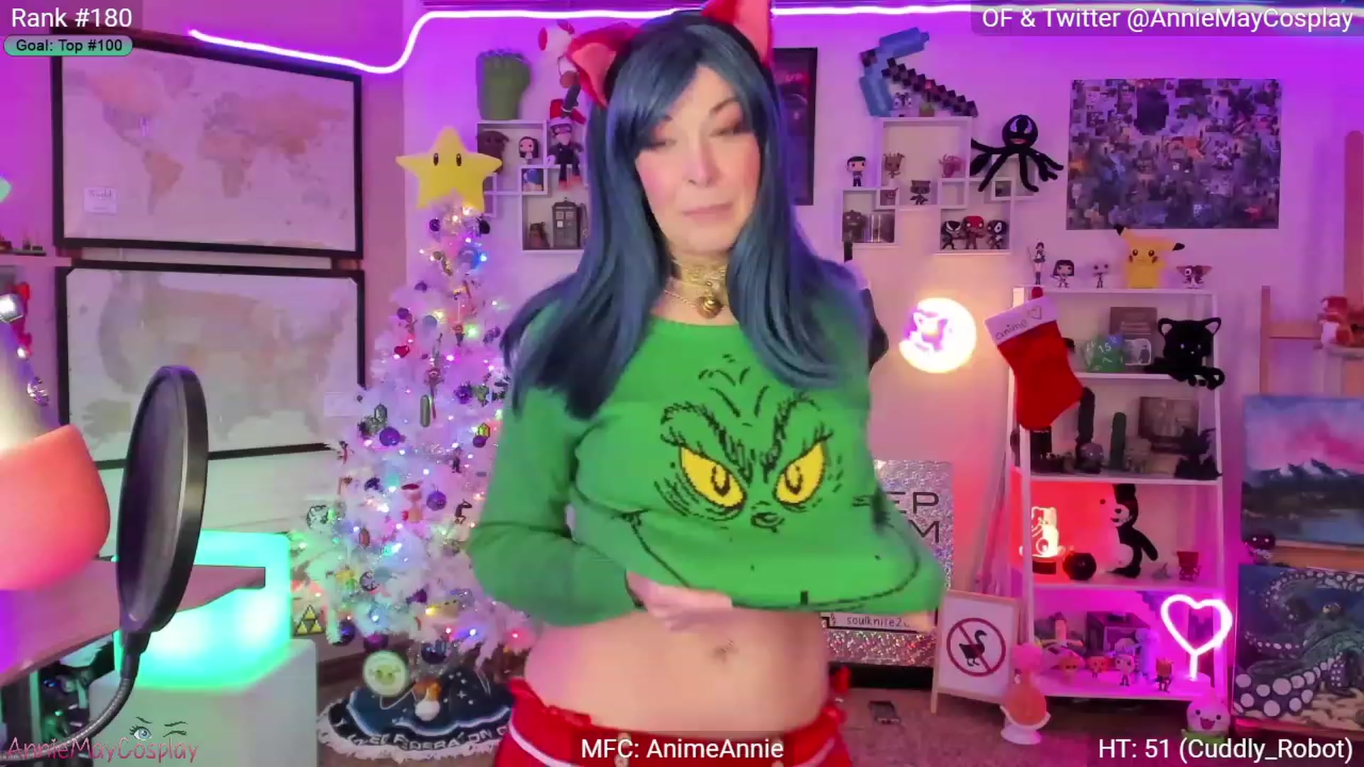 Gallery image thumbnail from AnimeAnnie's myfreecams stream on, 12/11/2022, 02:49 image 6 of 20