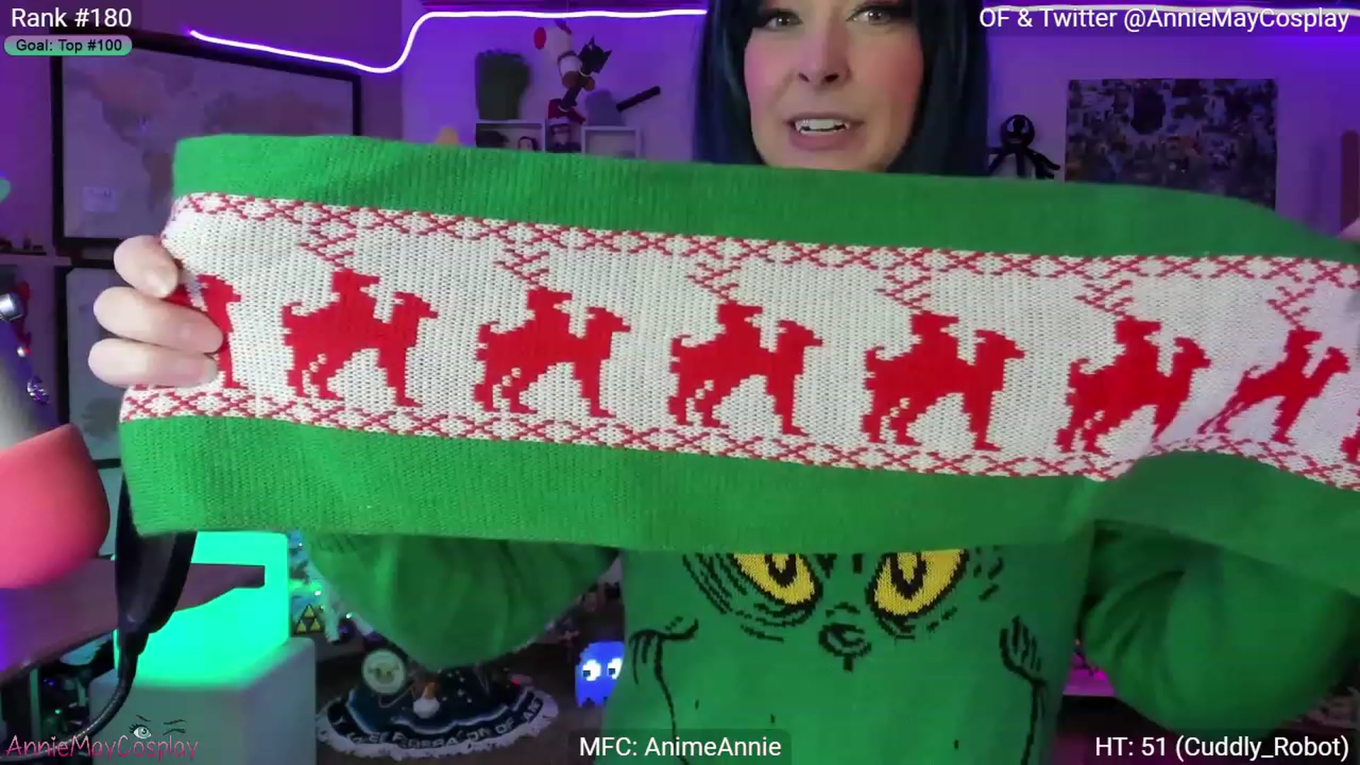 Gallery image thumbnail from AnimeAnnie's myfreecams stream on, 12/11/2022, 02:49 image 1 of 20