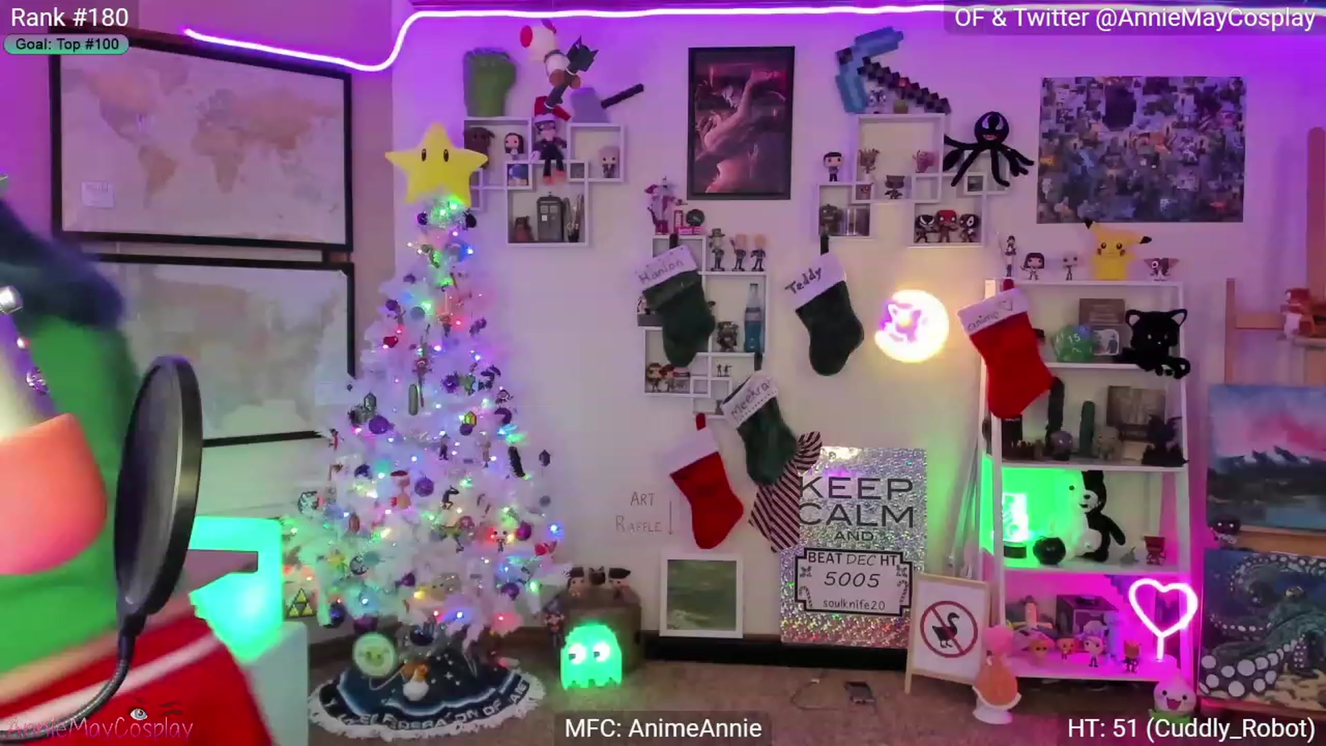 Gallery image thumbnail from AnimeAnnie's myfreecams stream on, 12/11/2022, 02:49 image 2 of 20