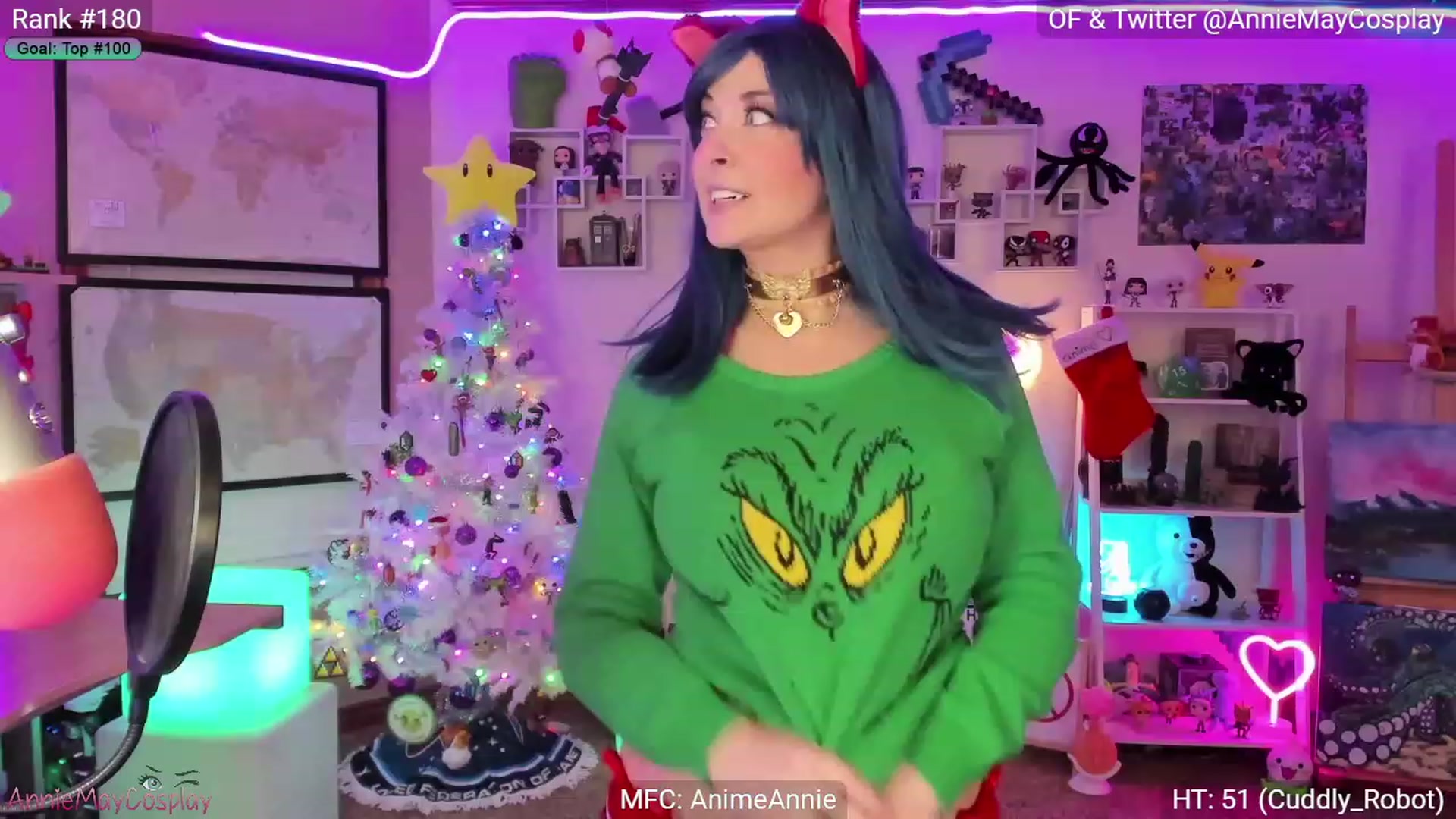 Gallery image thumbnail from AnimeAnnie's myfreecams stream on, 12/11/2022, 02:49 image 5 of 20