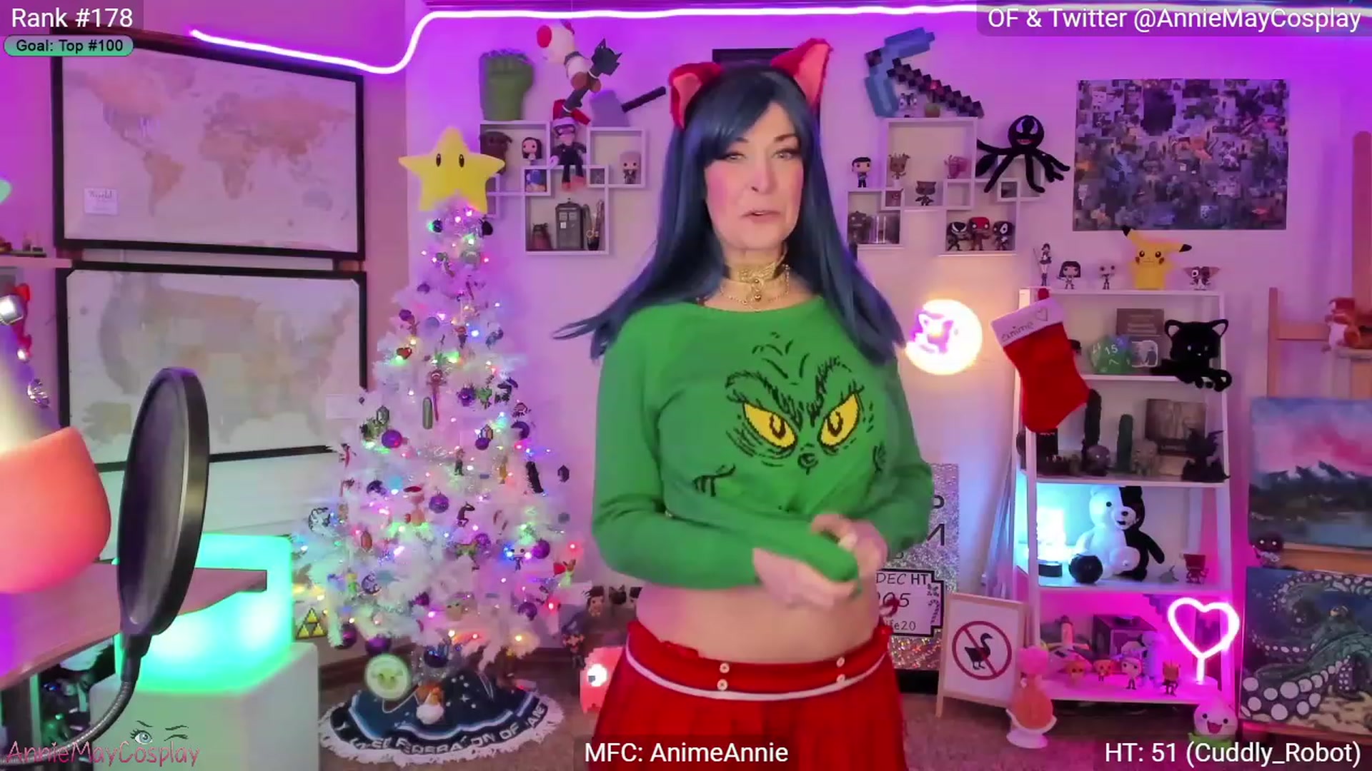 Gallery image thumbnail from AnimeAnnie's myfreecams stream on, 12/11/2022, 02:49 image 9 of 20