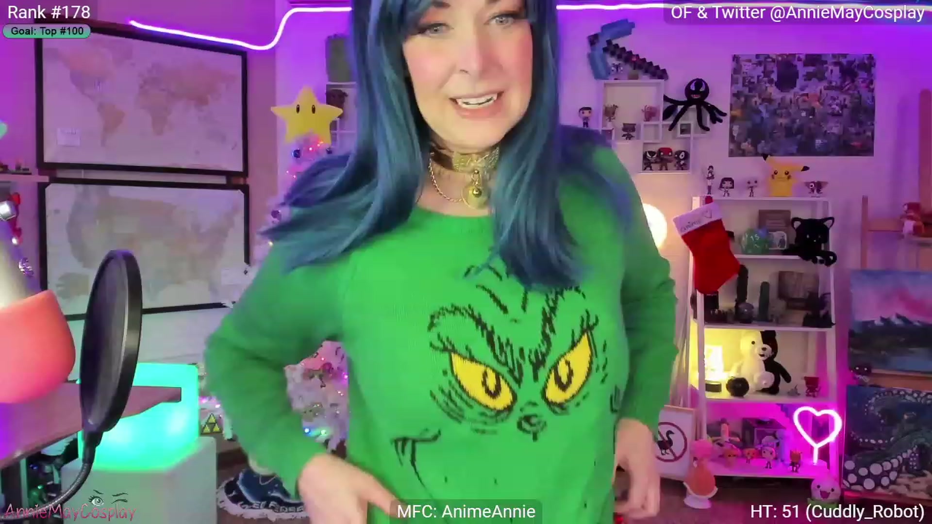 Gallery image thumbnail from AnimeAnnie's myfreecams stream on, 12/11/2022, 02:49 image 8 of 20