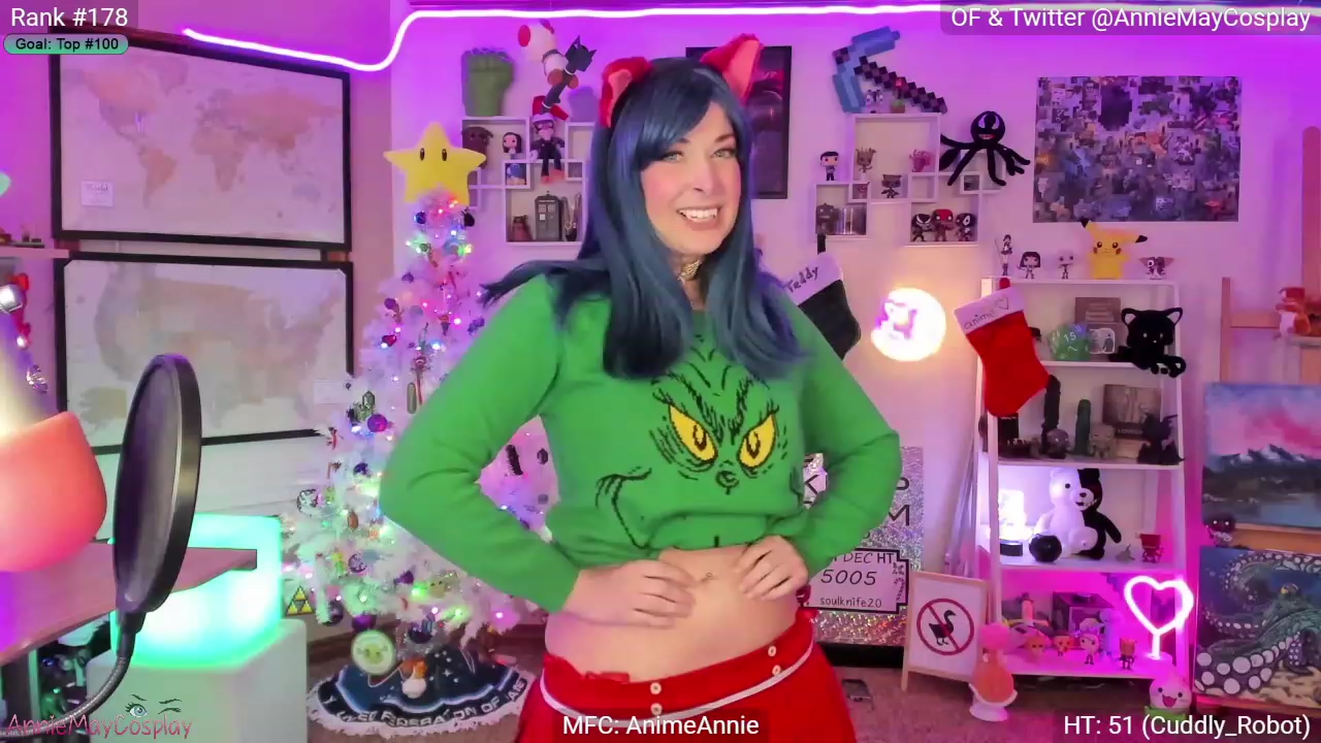 Gallery image thumbnail from AnimeAnnie's myfreecams stream on, 12/11/2022, 02:49 image 12 of 20