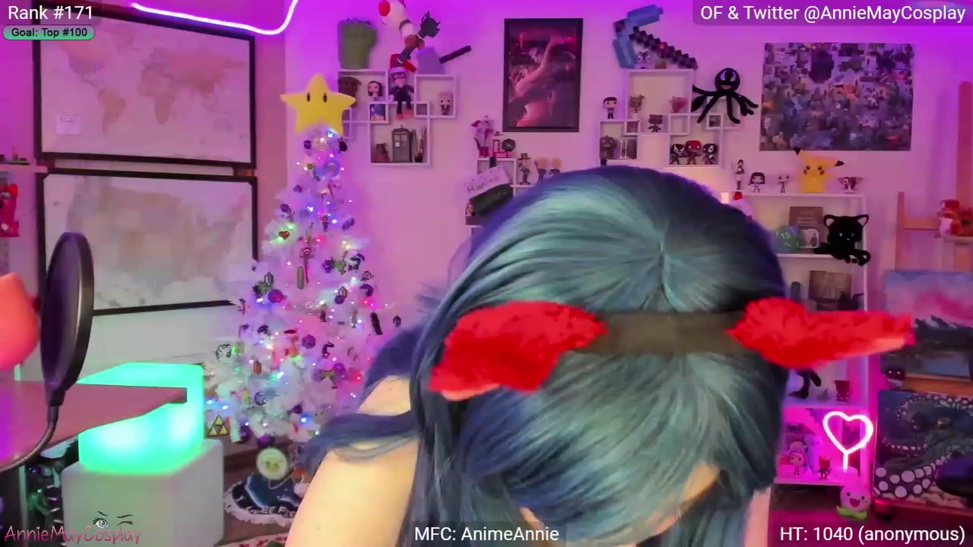 Gallery image thumbnail from AnimeAnnie's myfreecams stream on, 12/11/2022, 04:23 image 7 of 20