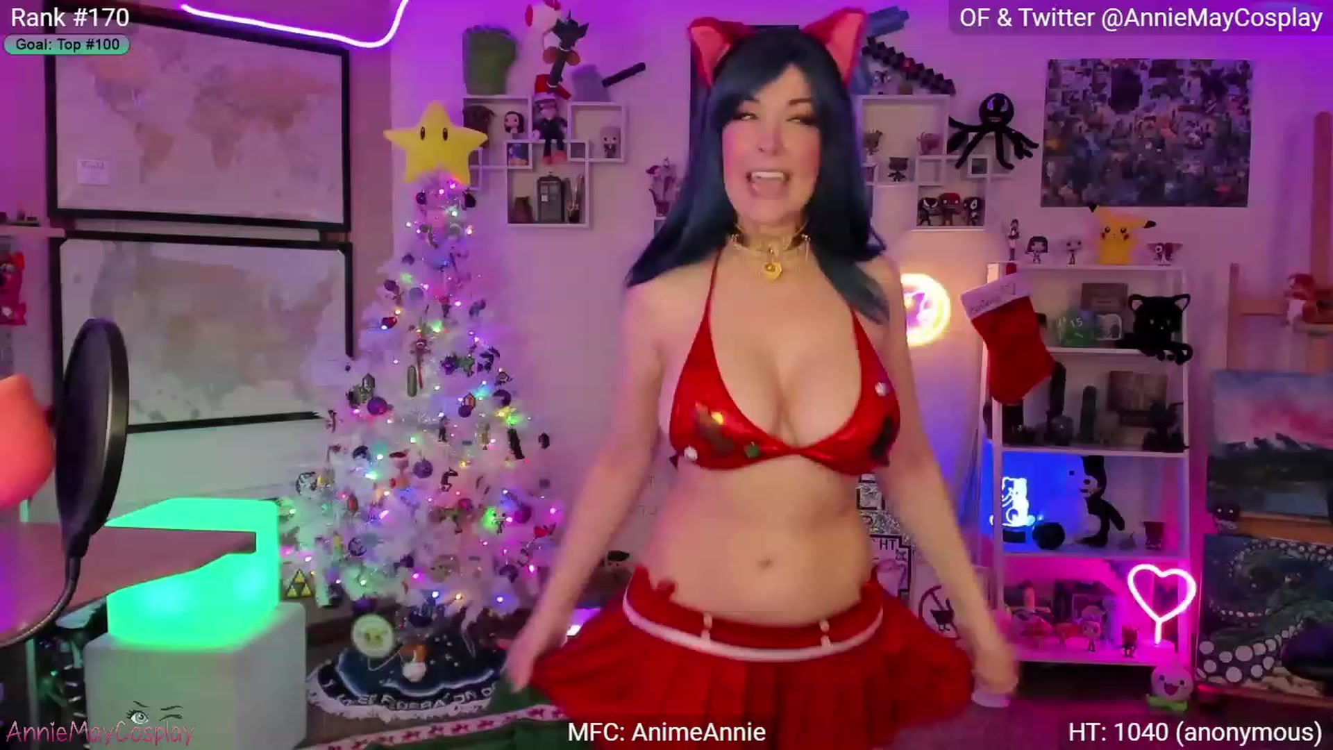 Gallery image thumbnail from AnimeAnnie's myfreecams stream on, 12/11/2022, 04:23 image 8 of 20