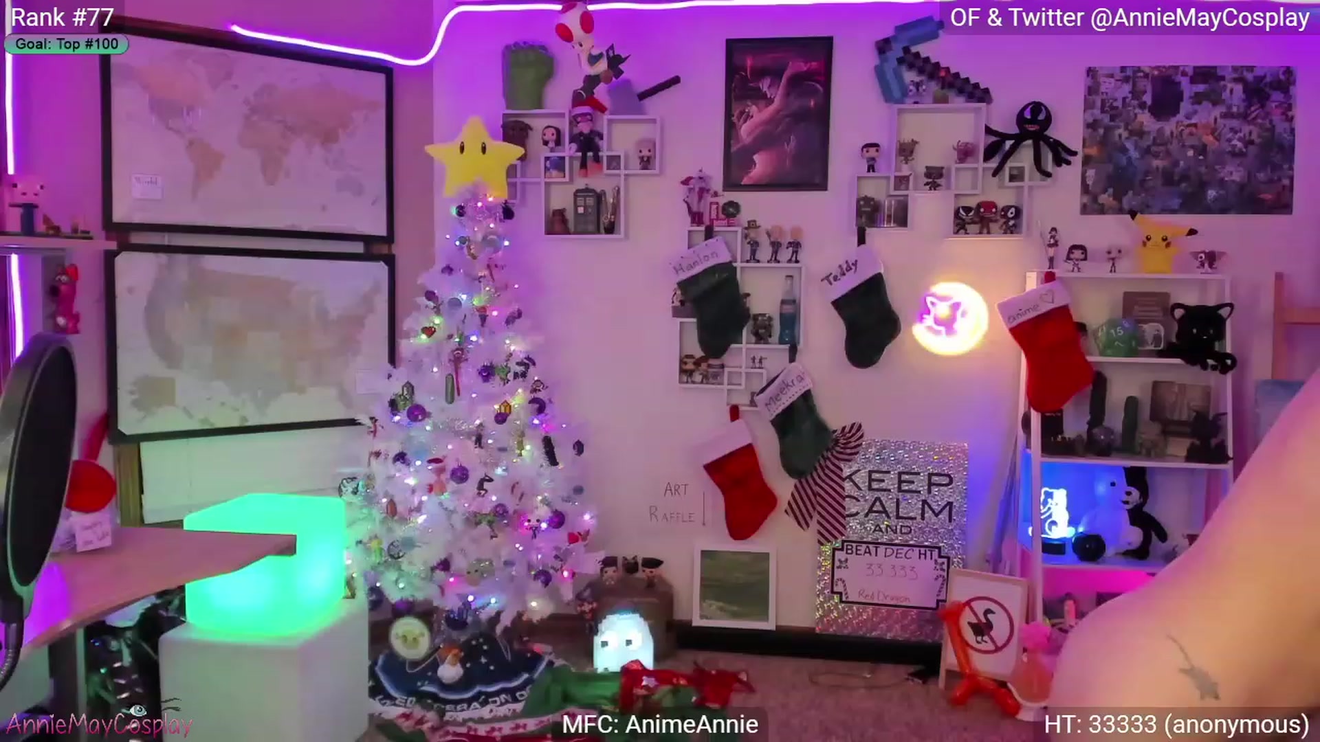 Gallery image thumbnail from AnimeAnnie's myfreecams stream on, 12/11/2022, 05:36 image 6 of 20