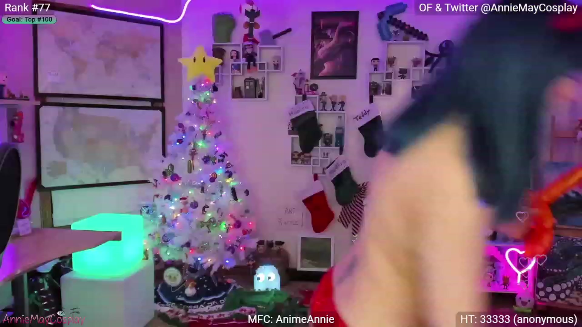 Gallery image thumbnail from AnimeAnnie's myfreecams stream on, 12/11/2022, 05:36 image 3 of 20