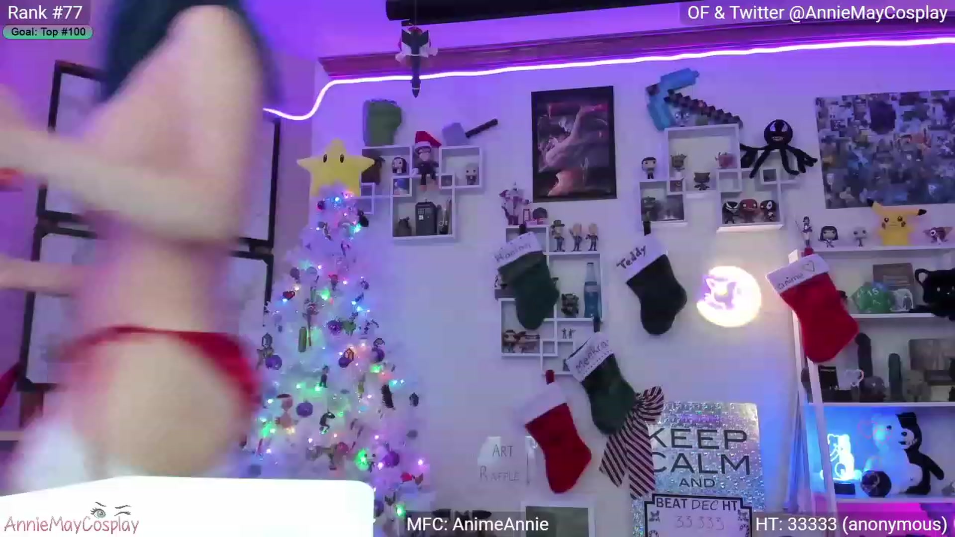 Gallery image thumbnail from AnimeAnnie's myfreecams stream on, 12/11/2022, 05:36 image 2 of 20