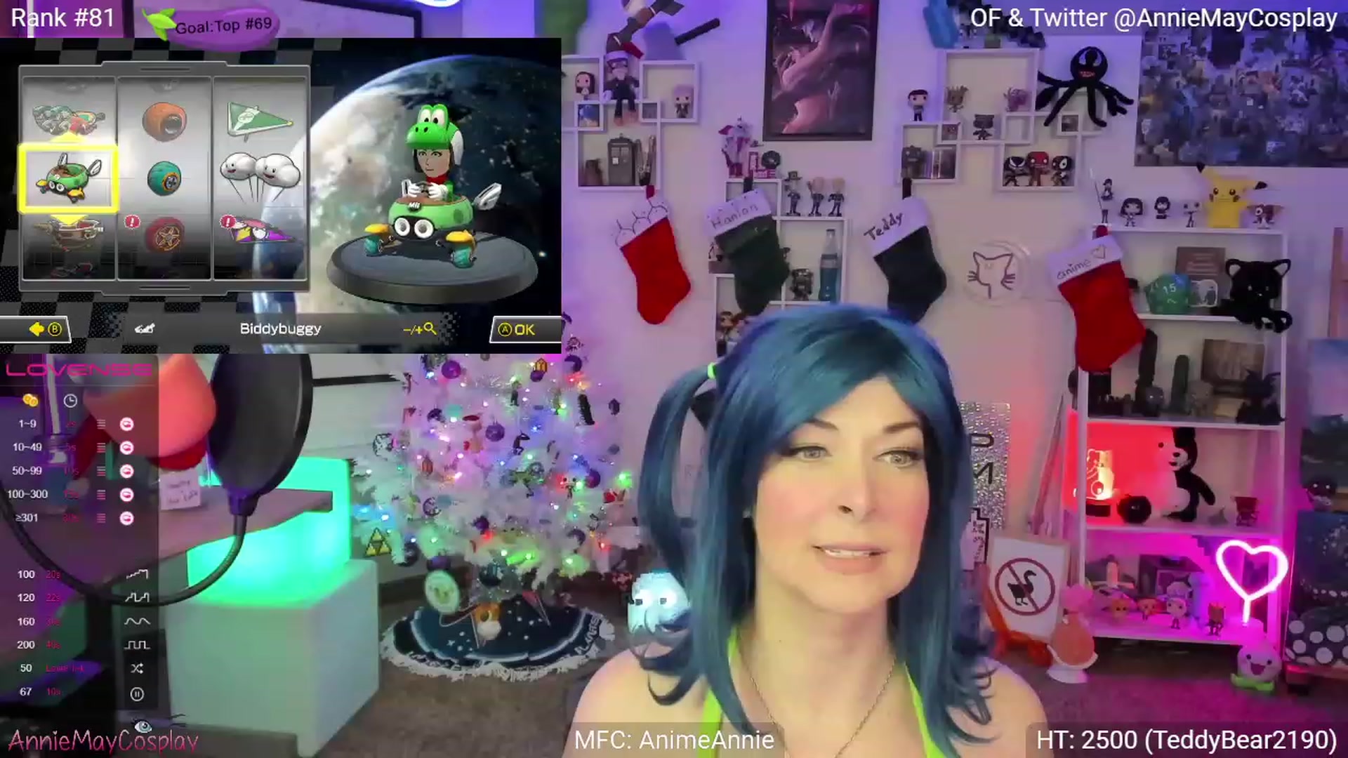 Gallery image thumbnail from AnimeAnnie's myfreecams stream on, 12/13/2022, 03:15 image 3 of 20