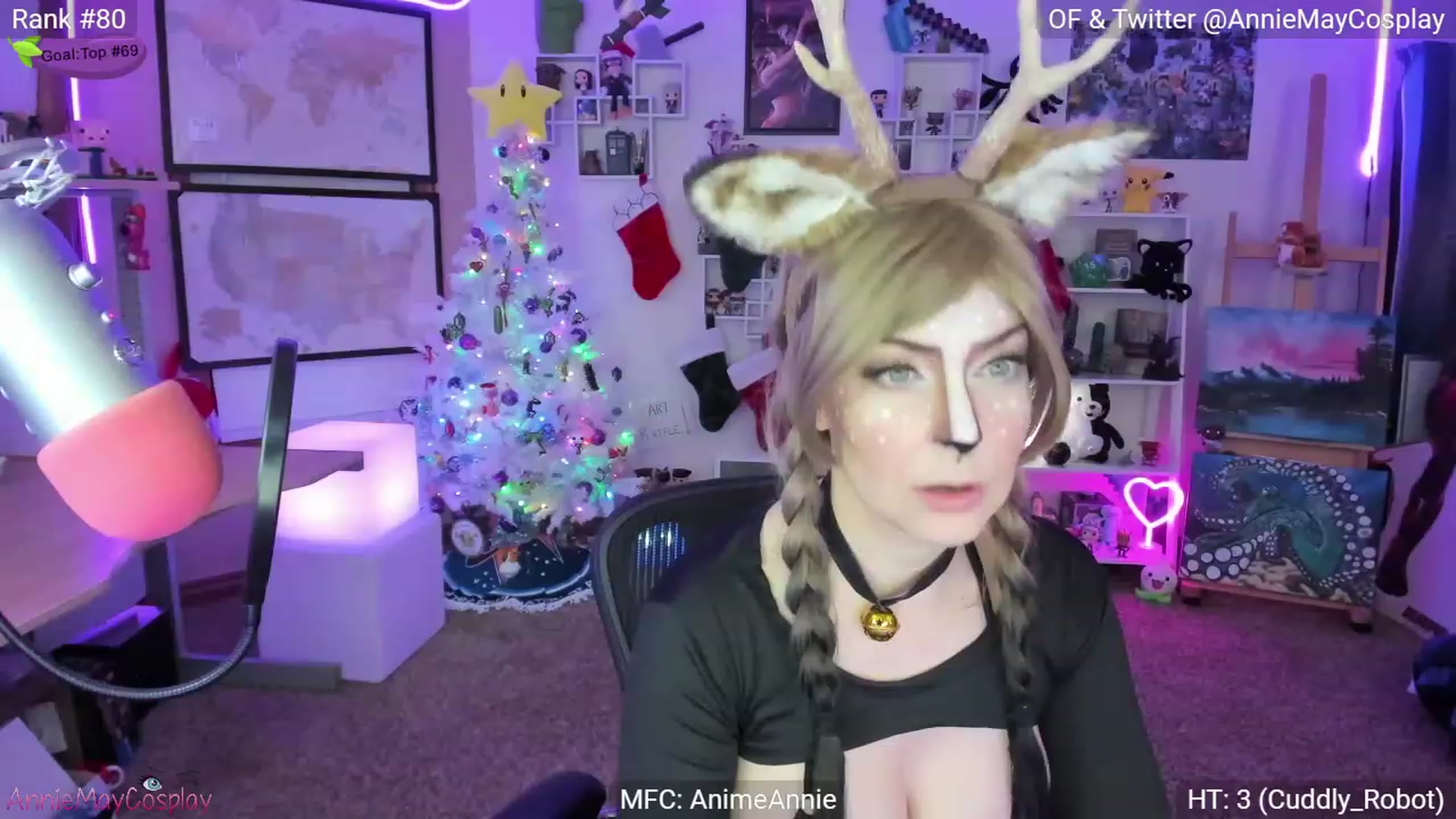 Gallery image thumbnail from AnimeAnnie's myfreecams stream on, 12/15/2022, 05:06 image 2 of 20