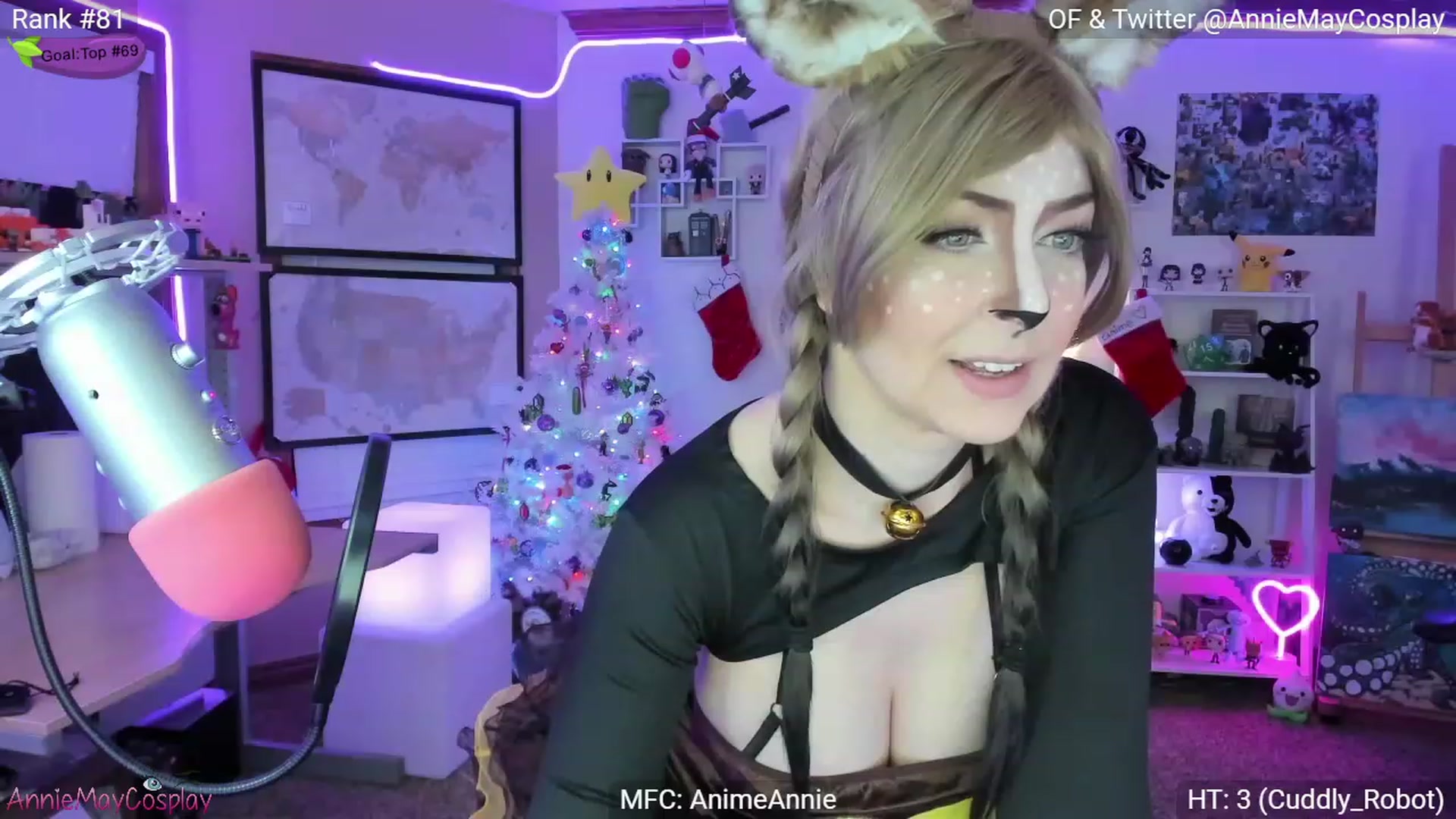 Gallery image thumbnail from AnimeAnnie's myfreecams stream on, 12/15/2022, 05:06 image 4 of 20