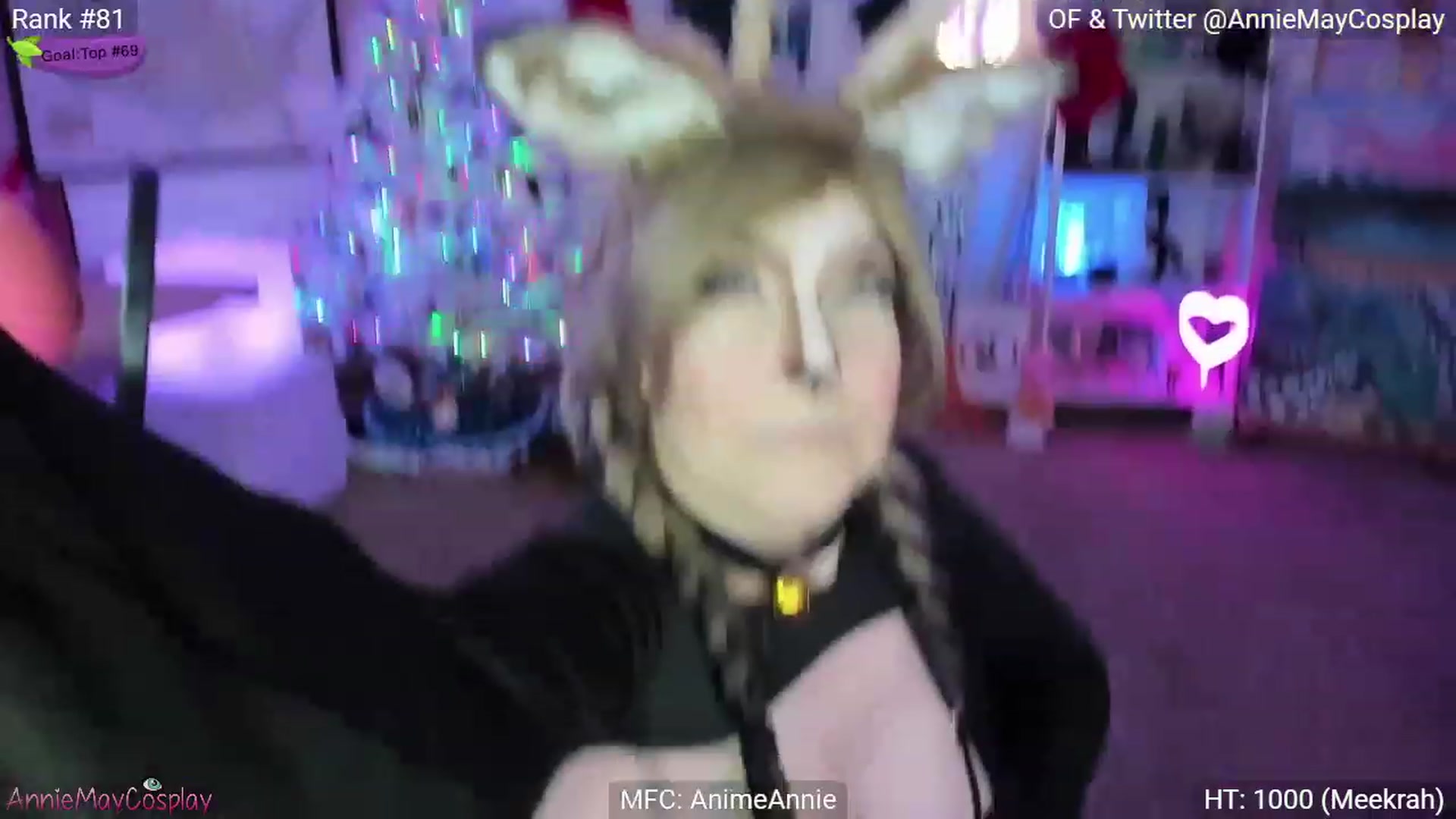 Gallery image thumbnail from AnimeAnnie's myfreecams stream on, 12/15/2022, 05:06 image 9 of 20