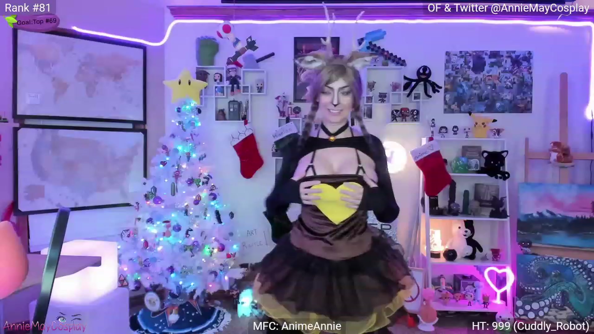 Gallery image thumbnail from AnimeAnnie's myfreecams stream on, 12/15/2022, 05:06 image 7 of 20