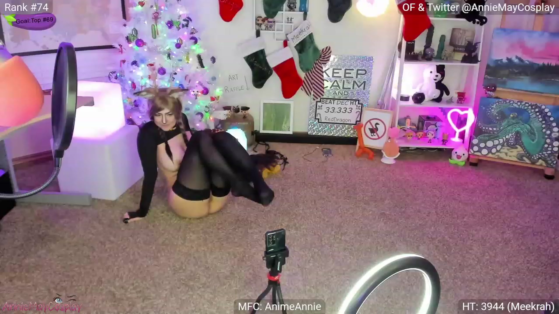 Gallery image thumbnail from AnimeAnnie's myfreecams stream on, 12/15/2022, 05:06 image 13 of 20
