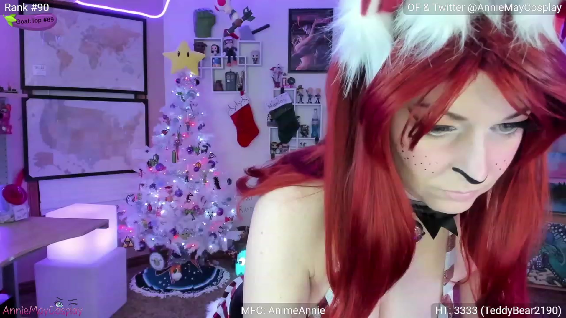 Gallery image thumbnail from AnimeAnnie's myfreecams stream on, 12/18/2022, 02:43 image 17 of 20