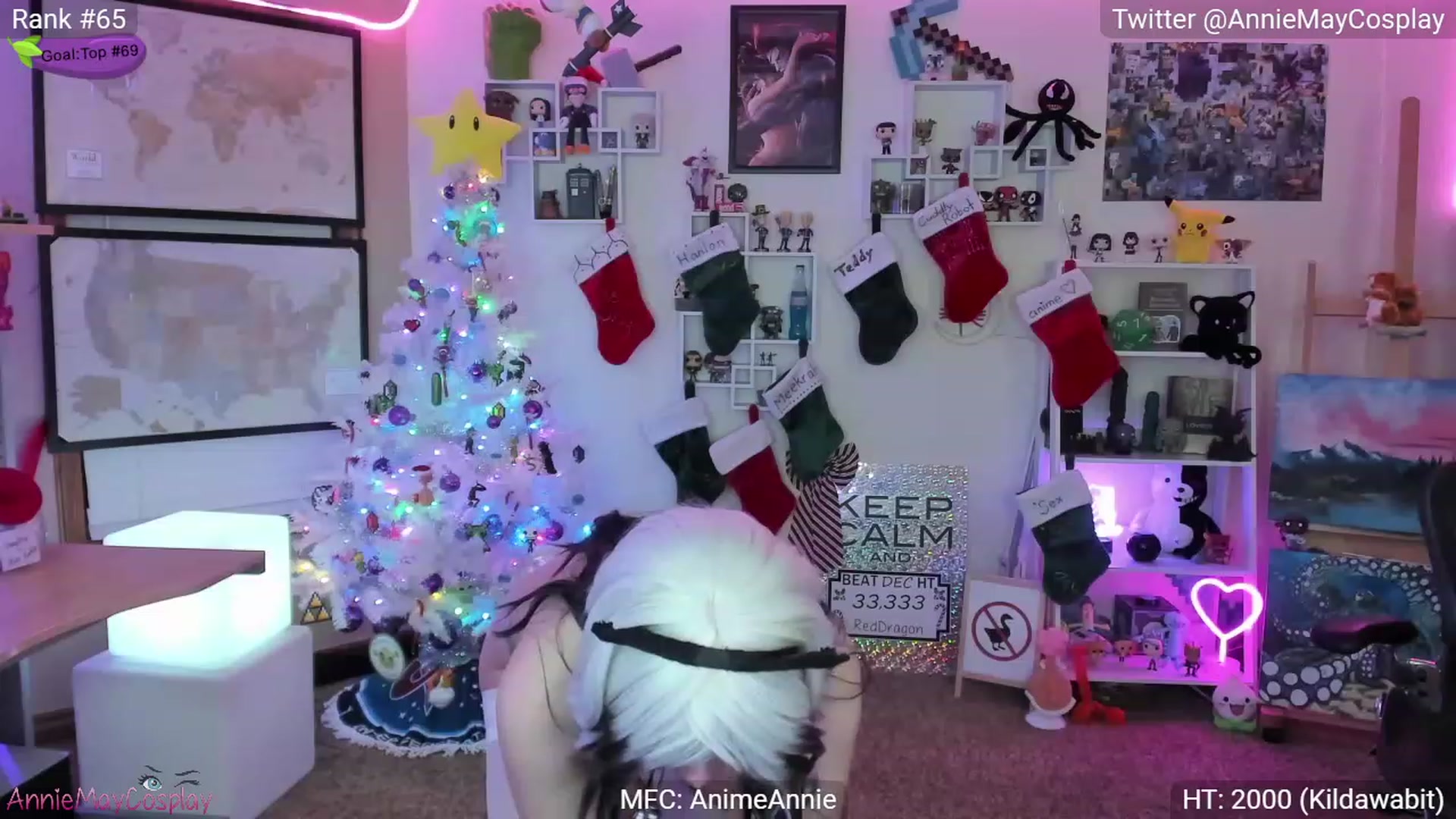 Gallery image thumbnail from AnimeAnnie's myfreecams stream on, 12/25/2022, 05:59 image 20 of 20