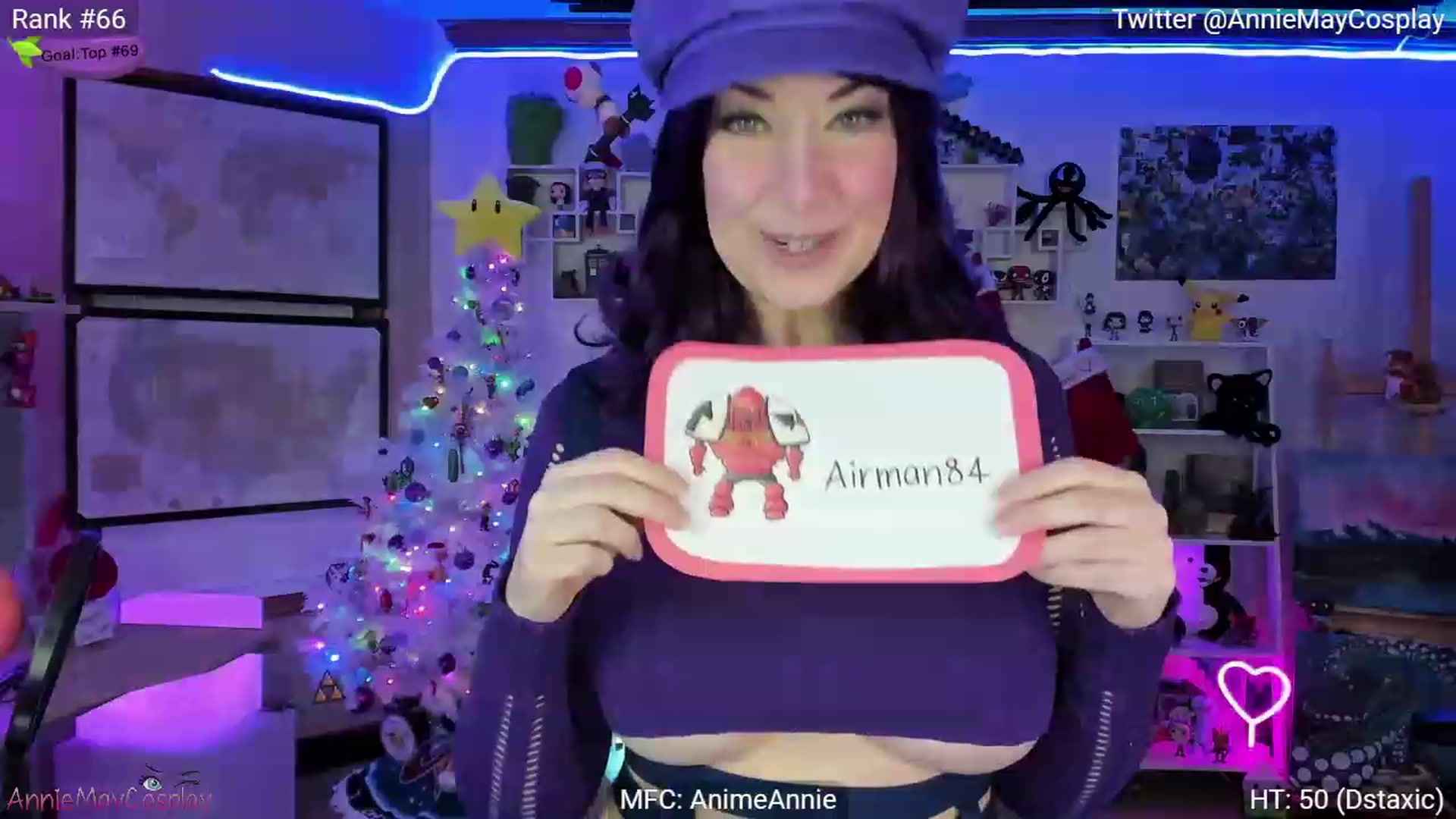 Gallery image thumbnail from AnimeAnnie's myfreecams stream on, 12/27/2022, 03:21 image 3 of 20