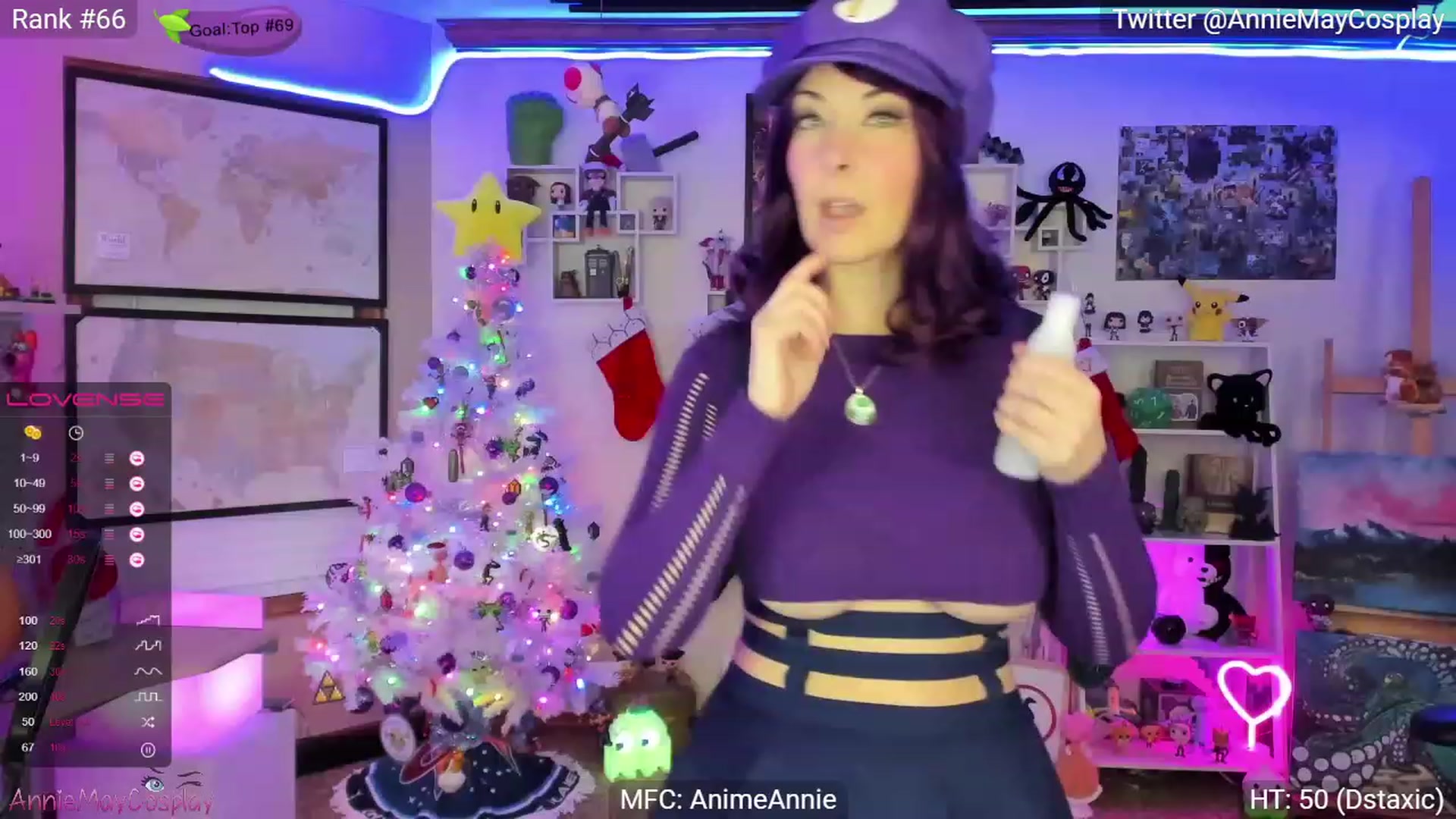 Gallery image thumbnail from AnimeAnnie's myfreecams stream on, 12/27/2022, 03:21 image 4 of 20