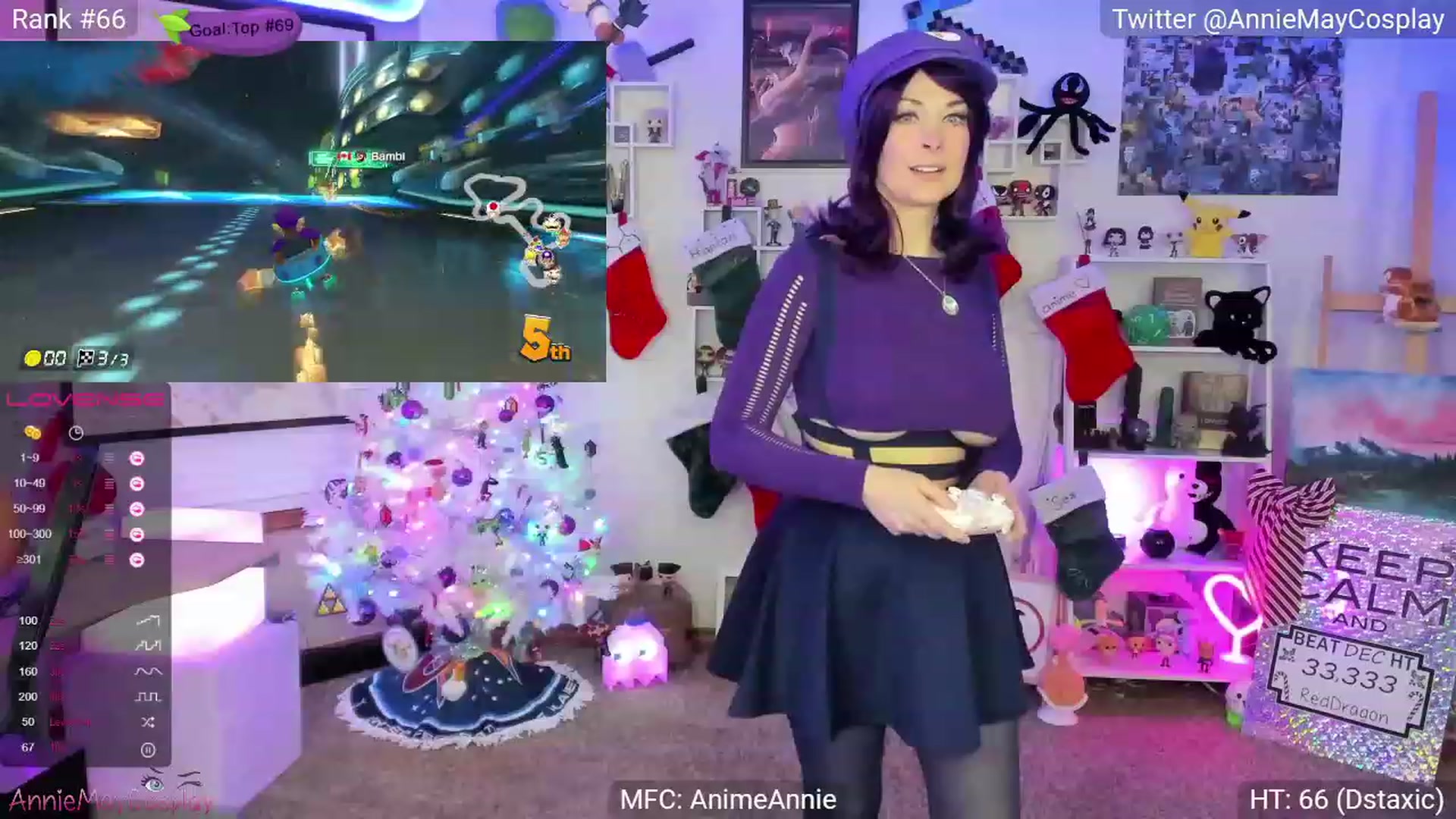 Gallery image thumbnail from AnimeAnnie's myfreecams stream on, 12/27/2022, 03:21 image 15 of 20