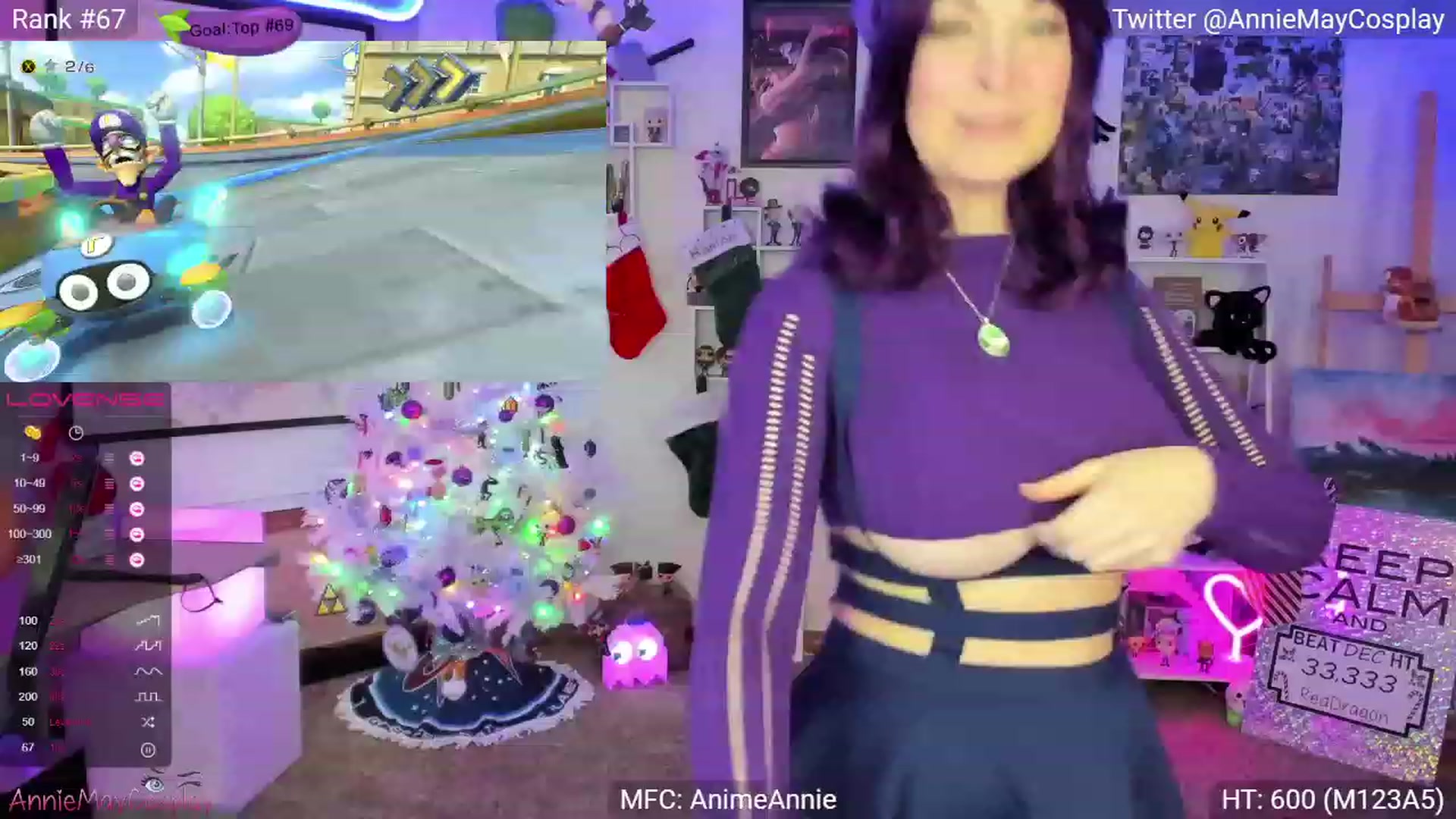 Gallery image thumbnail from AnimeAnnie's myfreecams stream on, 12/27/2022, 03:56 image 5 of 20