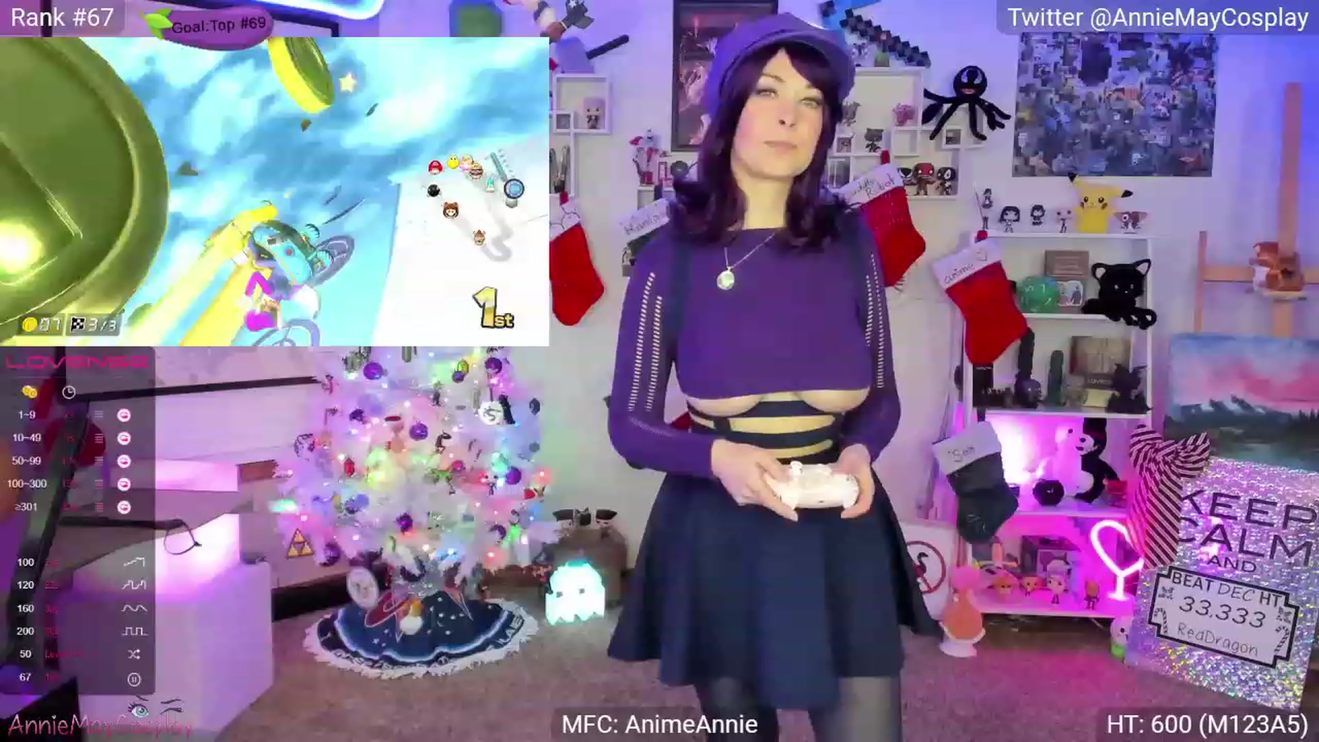 Gallery image thumbnail from AnimeAnnie's myfreecams stream on, 12/27/2022, 03:56 image 4 of 20