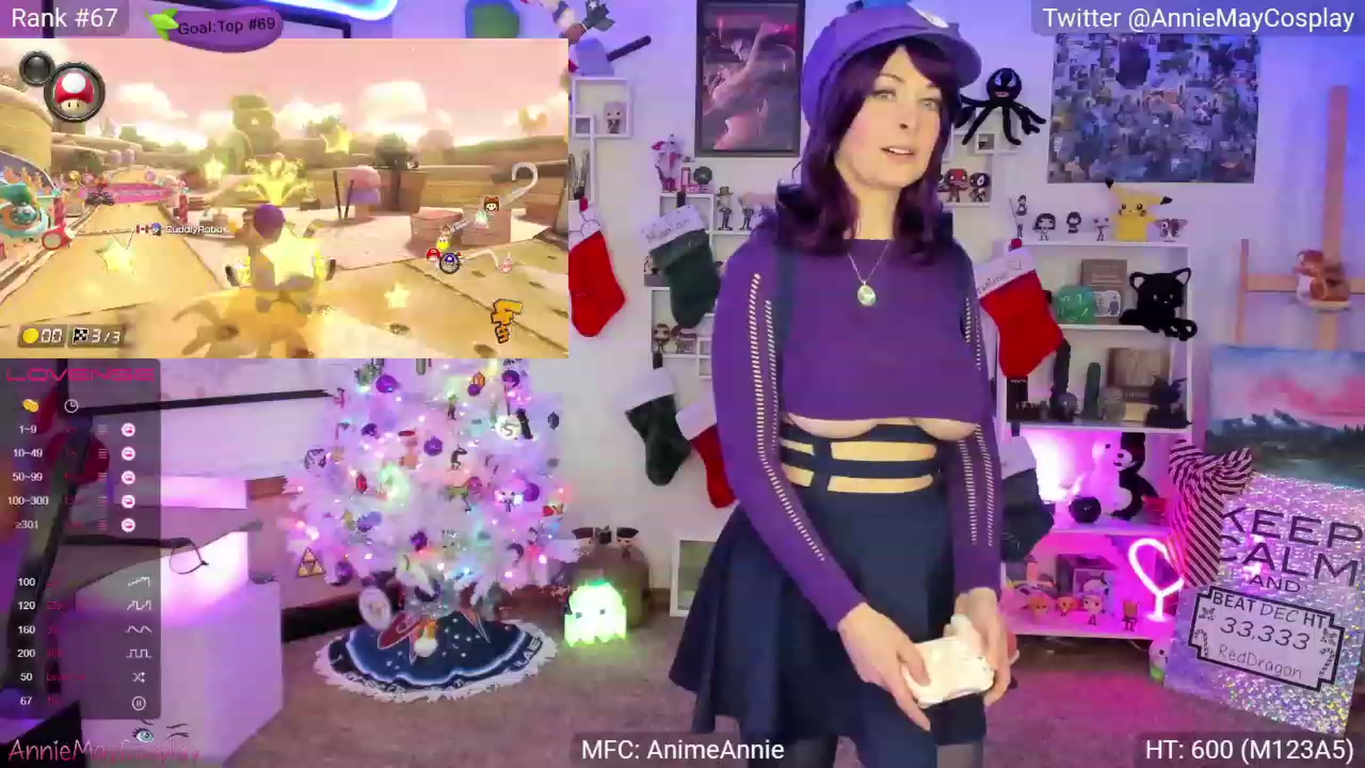 Gallery image thumbnail from AnimeAnnie's myfreecams stream on, 12/27/2022, 03:56 image 10 of 20