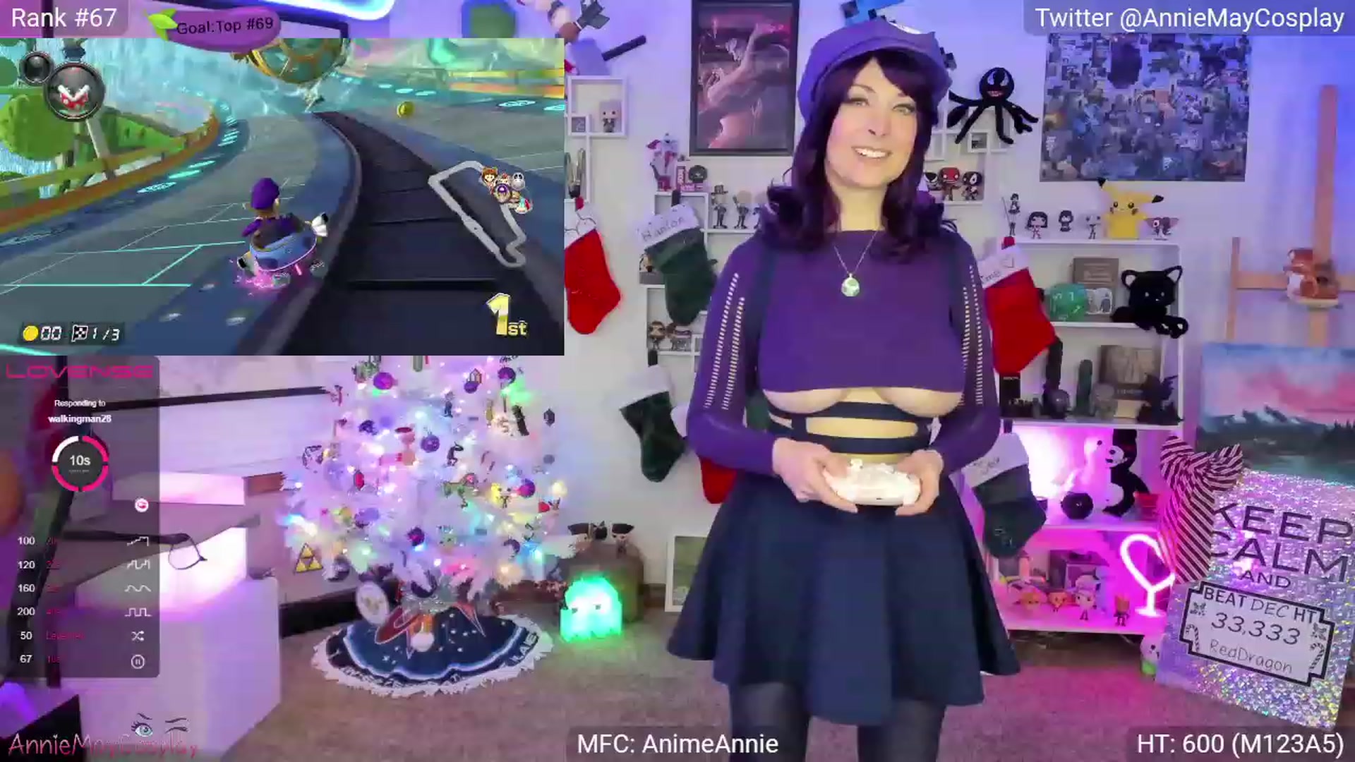 Gallery image thumbnail from AnimeAnnie's myfreecams stream on, 12/27/2022, 03:56 image 2 of 20