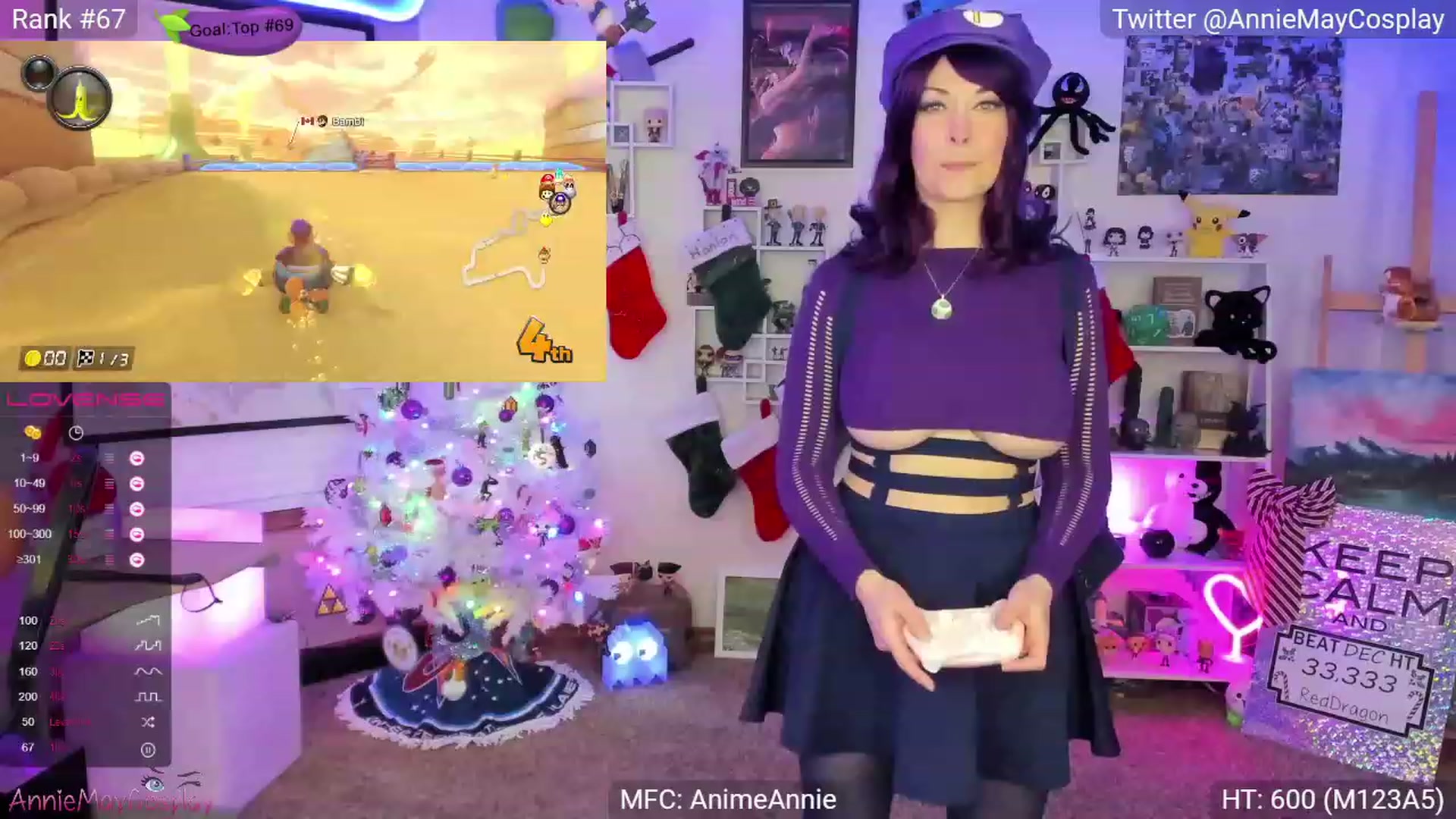 Gallery image thumbnail from AnimeAnnie's myfreecams stream on, 12/27/2022, 03:56 image 7 of 20